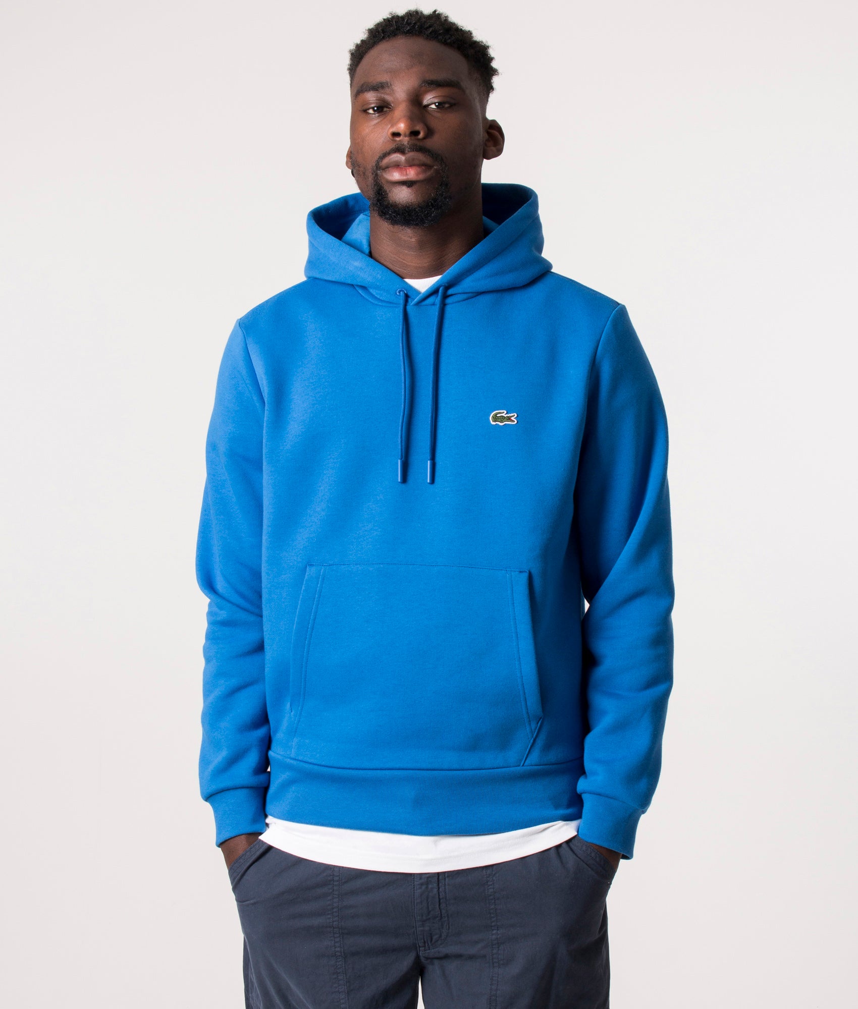 Relaxed Fit Brushed Fleece Hoodie Kingdom | Lacoste | EQVVS