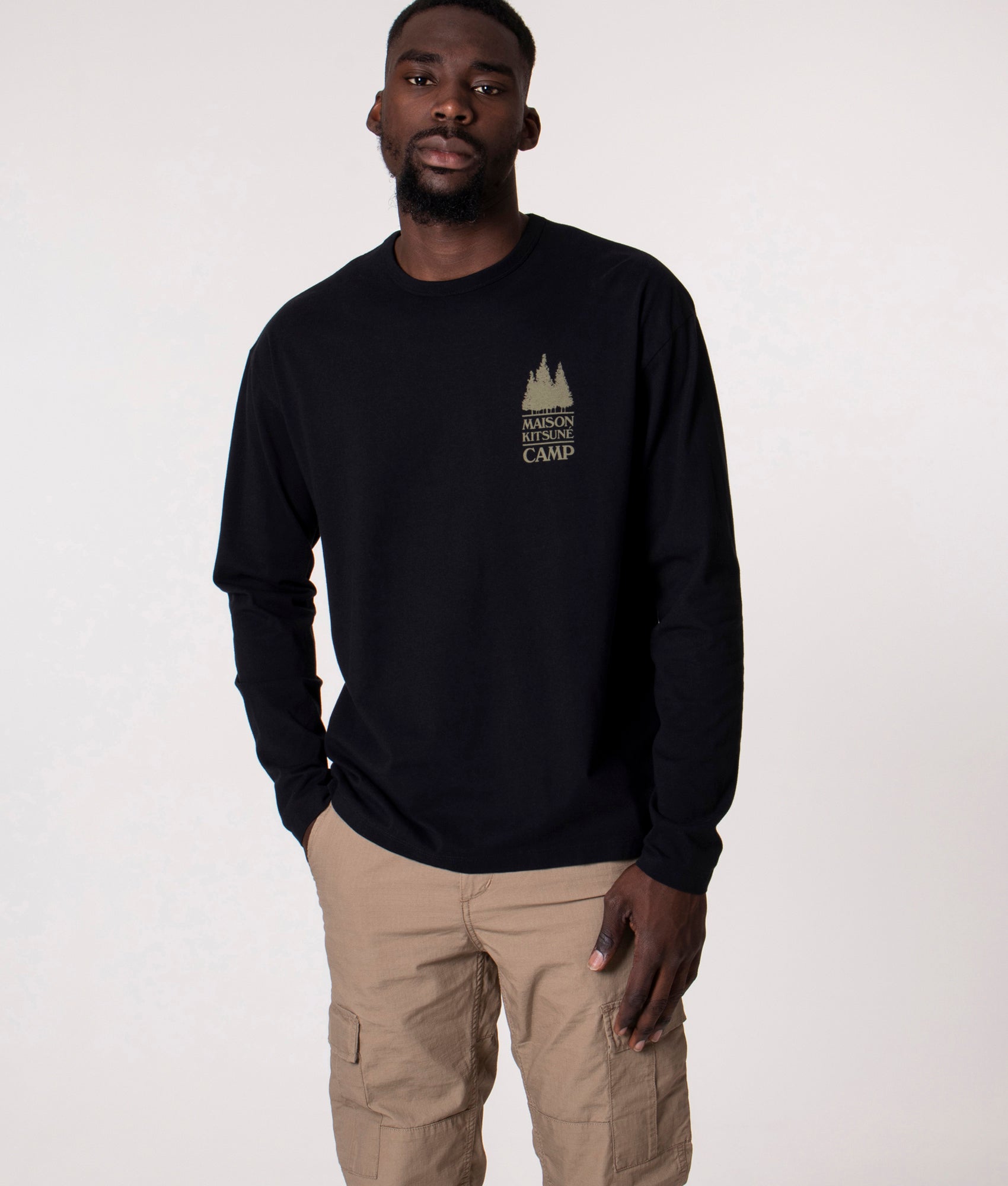 Mini MK Camp Regular Long Sleeve T-Shirt | Maison Kitsuné | EQVVS