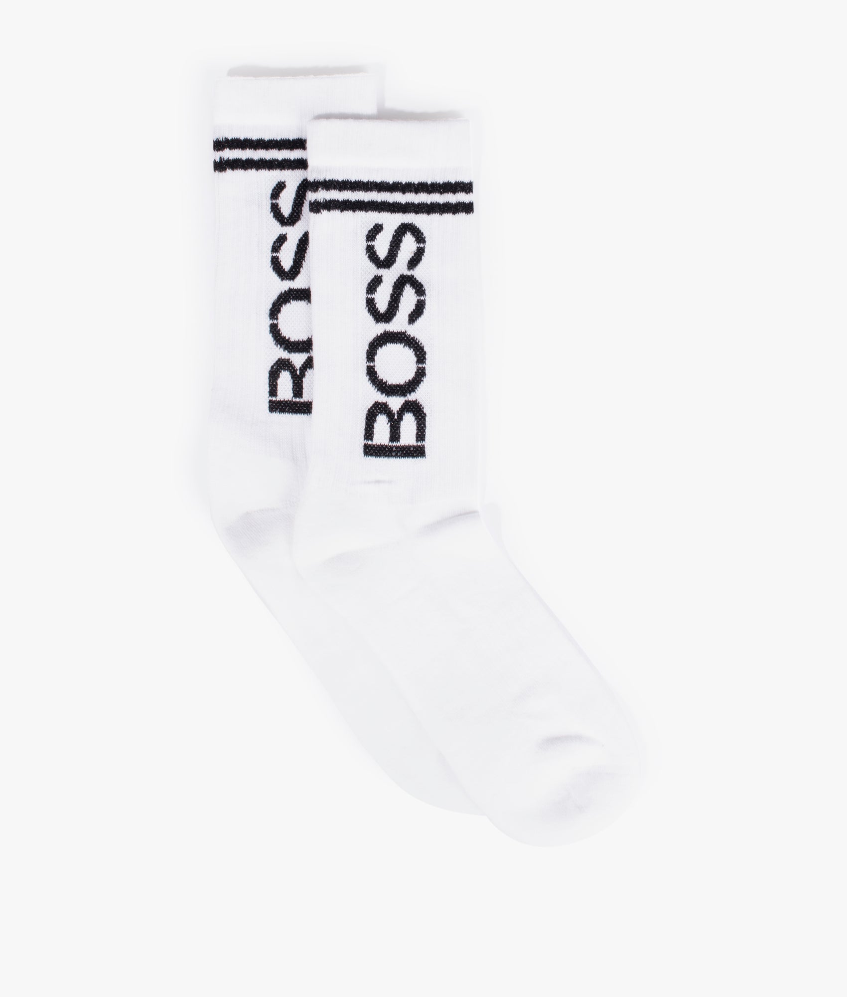 BOSS 3-Pack QS Rib Logo Socks in Nero - JD Sports Italia BOSS 3-Pack QS Rib Logo Socks in Nero - JD Sports Italia