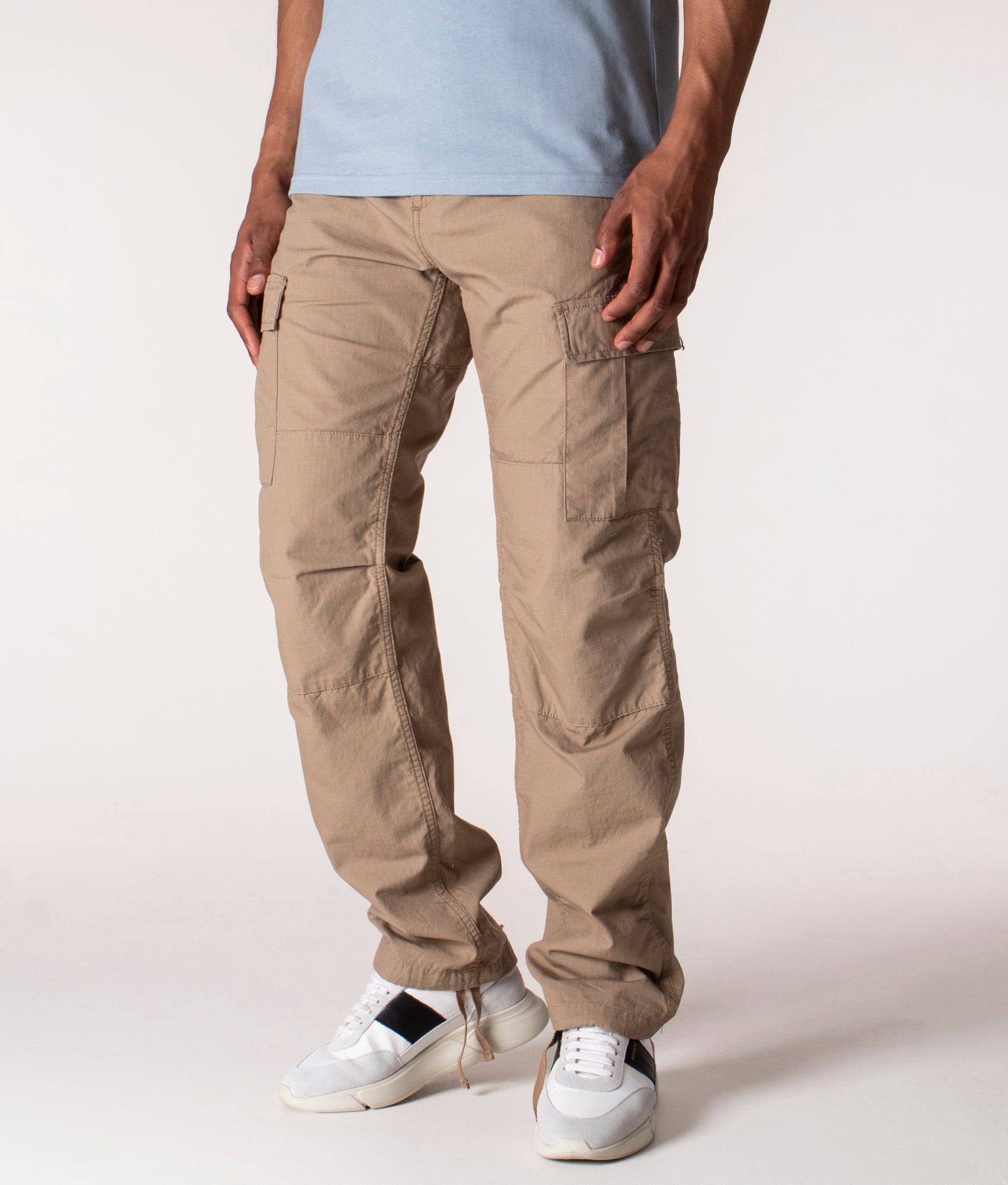 Slim Fit Aviation Cargo Pants Leather Carhartt WIP EQVVS