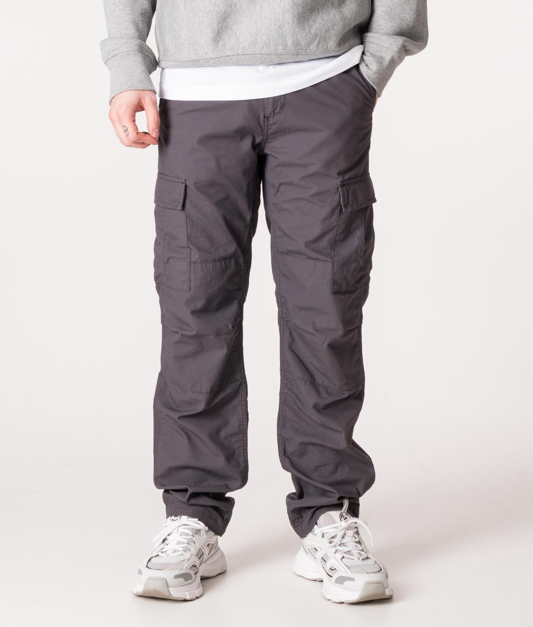 Slim Fit Aviation Cargo Pants Blacksmith Rinsed, Carhartt WIP