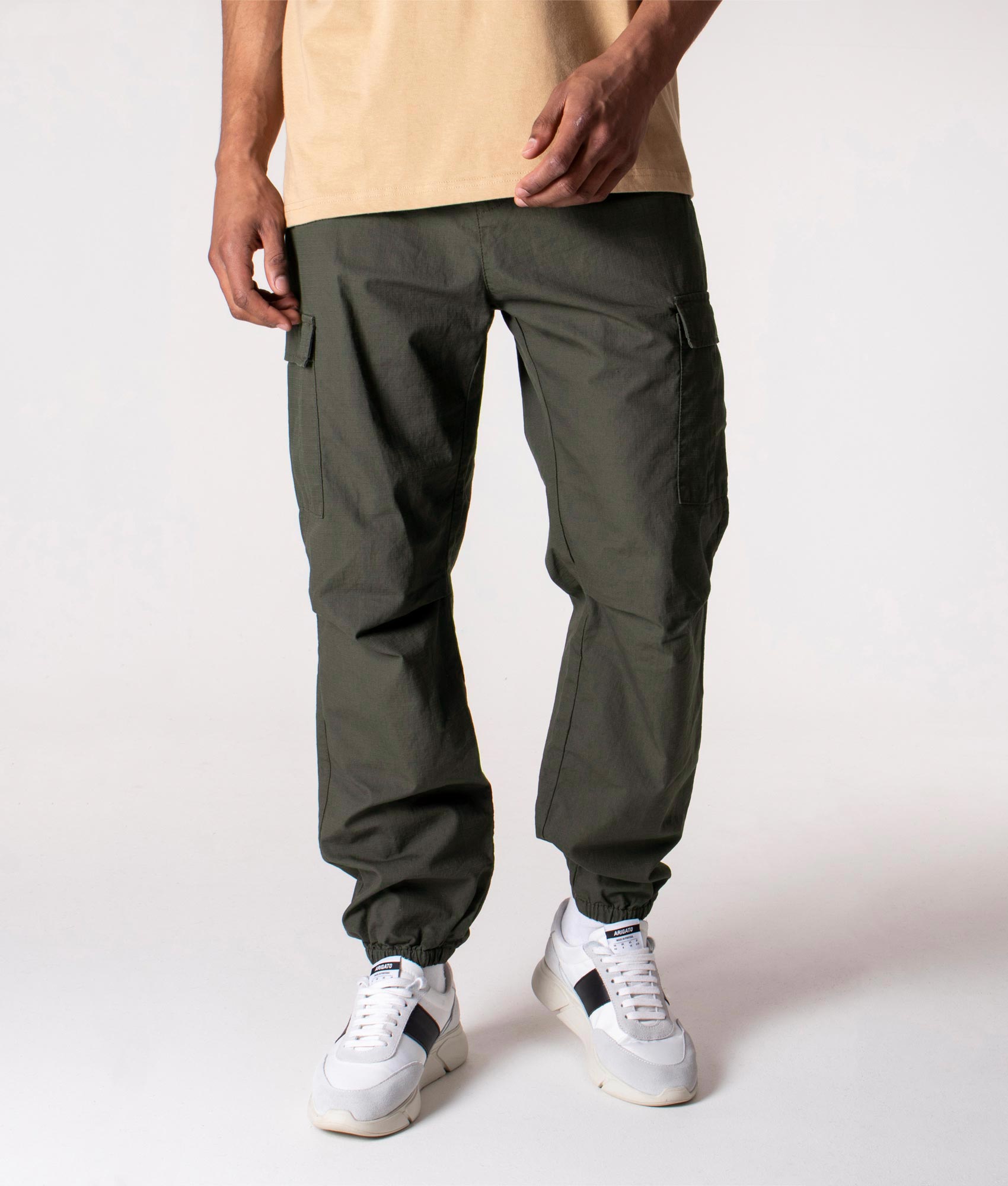 Relaxed Fit Cargo Joggers Cypress Rinsed, Carhartt WIP