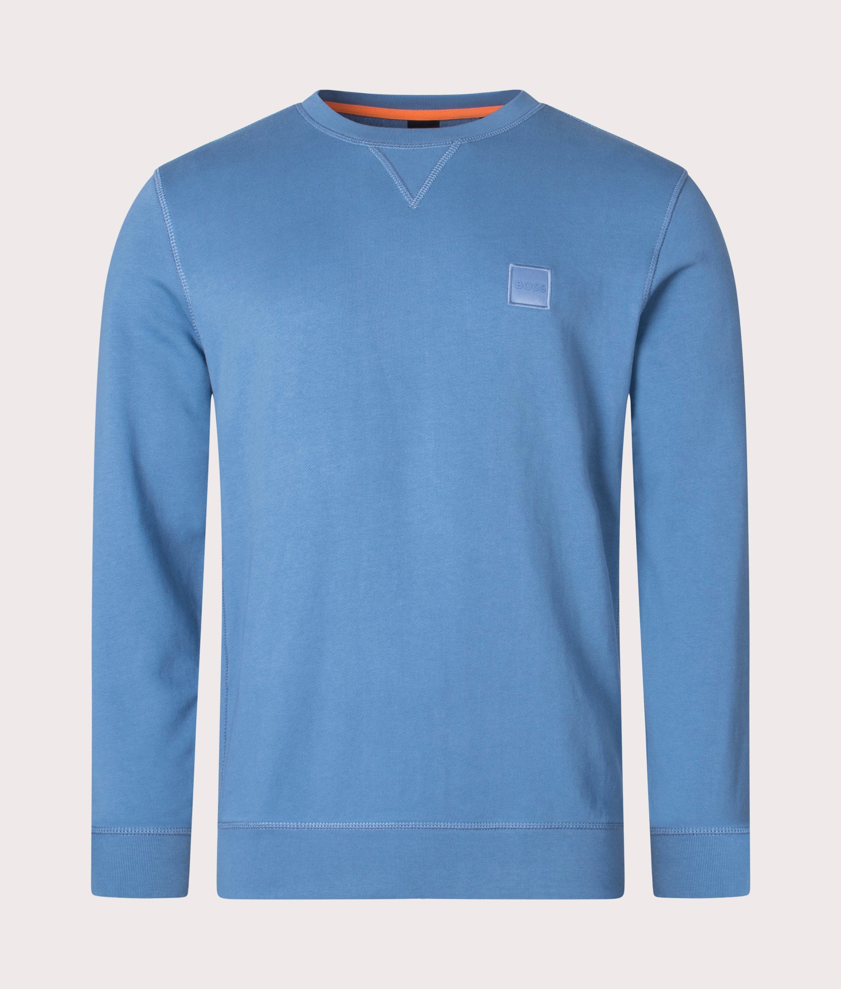 BOSS Westart Relaxed-Fit Cotton Sweatshirt with Logo Patch