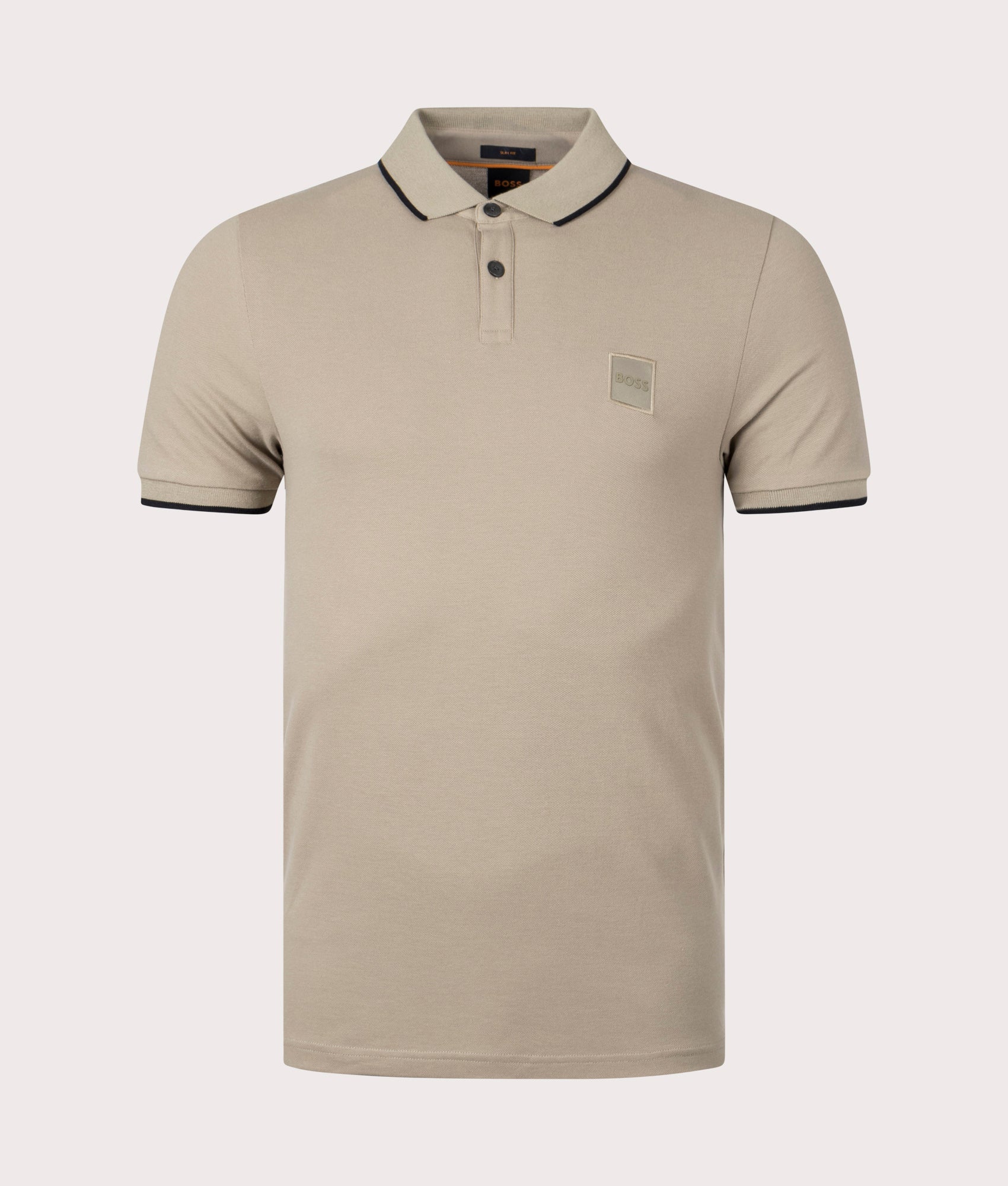 Slim Fit Passertip Polo Shirt Medium Beige BOSS EQVVS