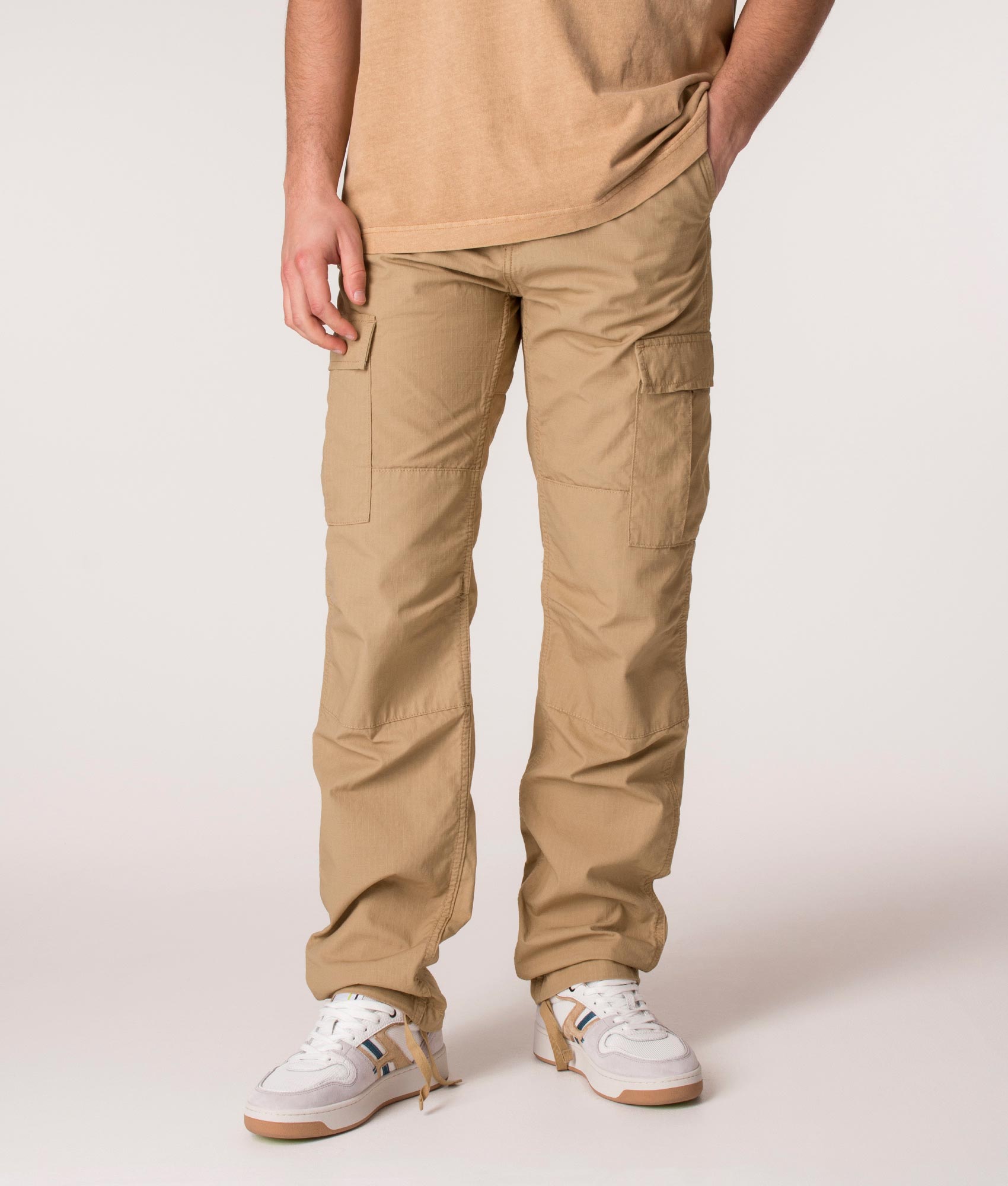 Carhartt Wip Pantalon Aviateur Slim Fit Aviation Cargo Pants Dusty
