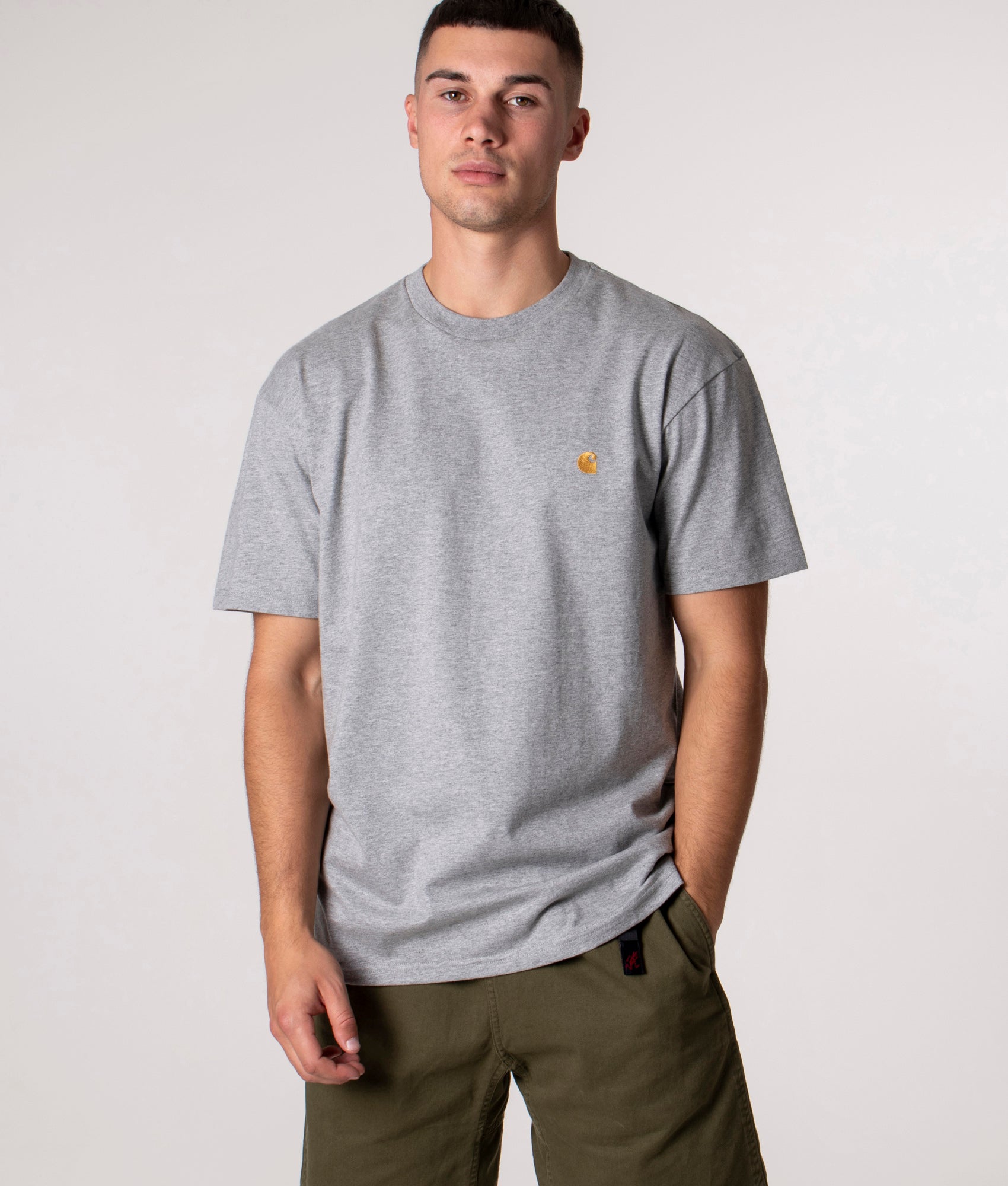 Relaxed Fit Chase T-Shirt Grey Heather Carhartt WIP EQVVS