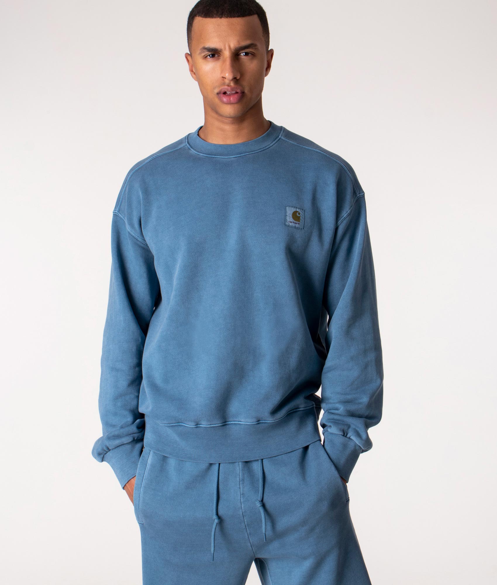 Oversized Nelson Sweatshirt Icy Water | Carhartt WIP | EQVVS