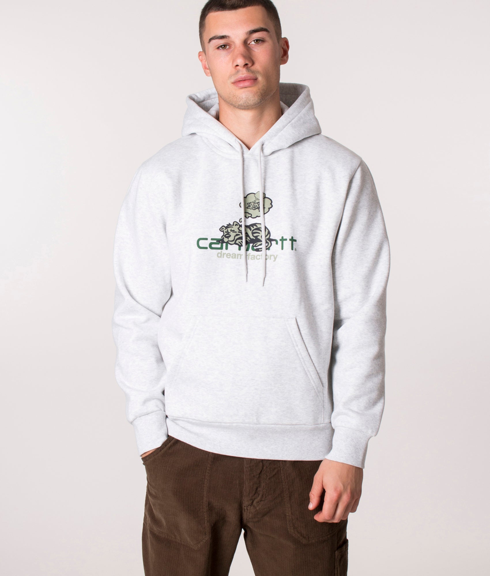 Dream Factory Hoodie Ash Heather Carhartt WIP EQVVS