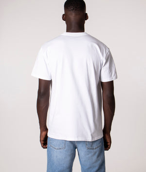 Relaxed-Fit-Chase-T-Shirt-White/Gold-Carhartt-WIP-EQVVS