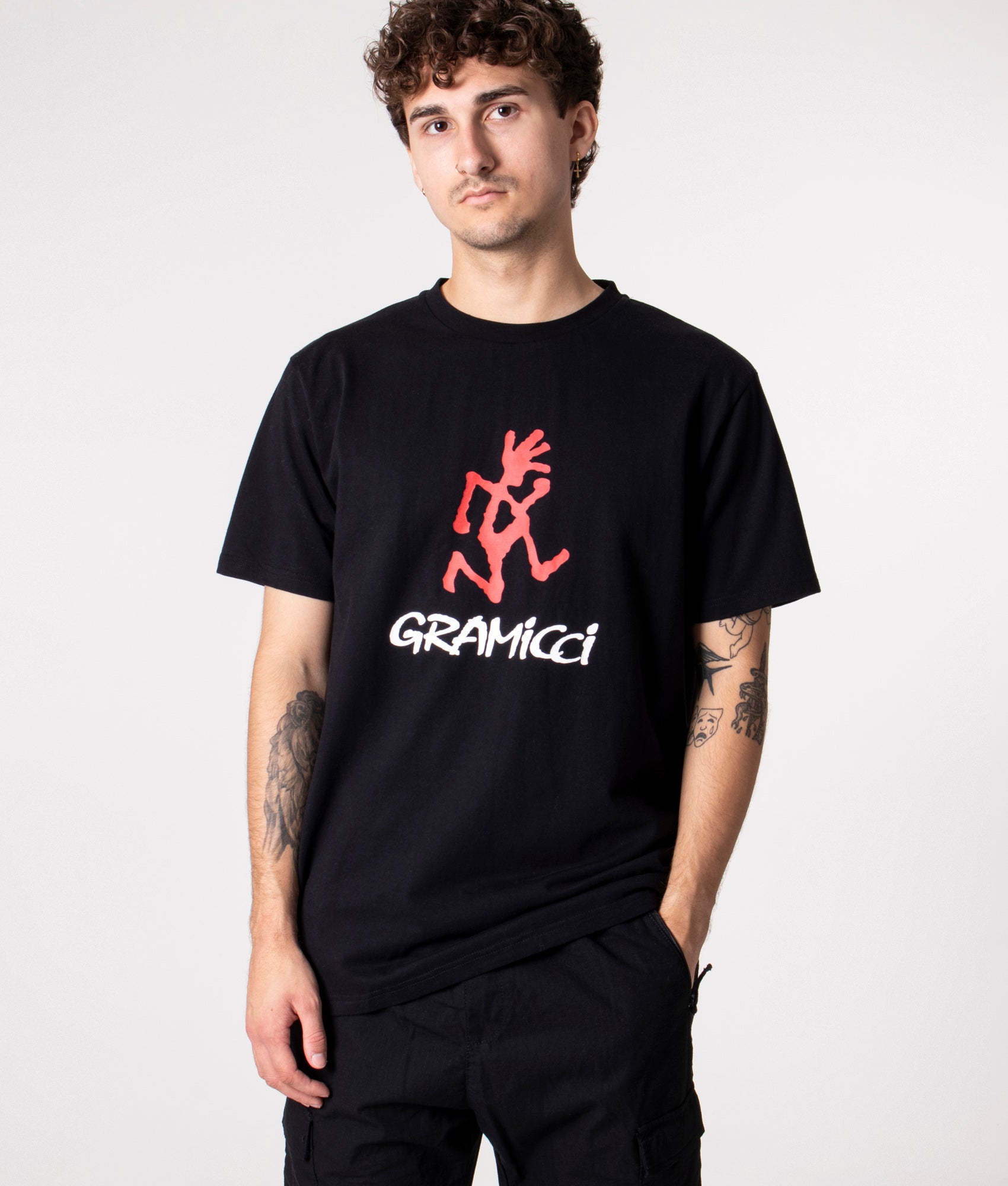 Gramicci Men's Logo T-Shirt - Black