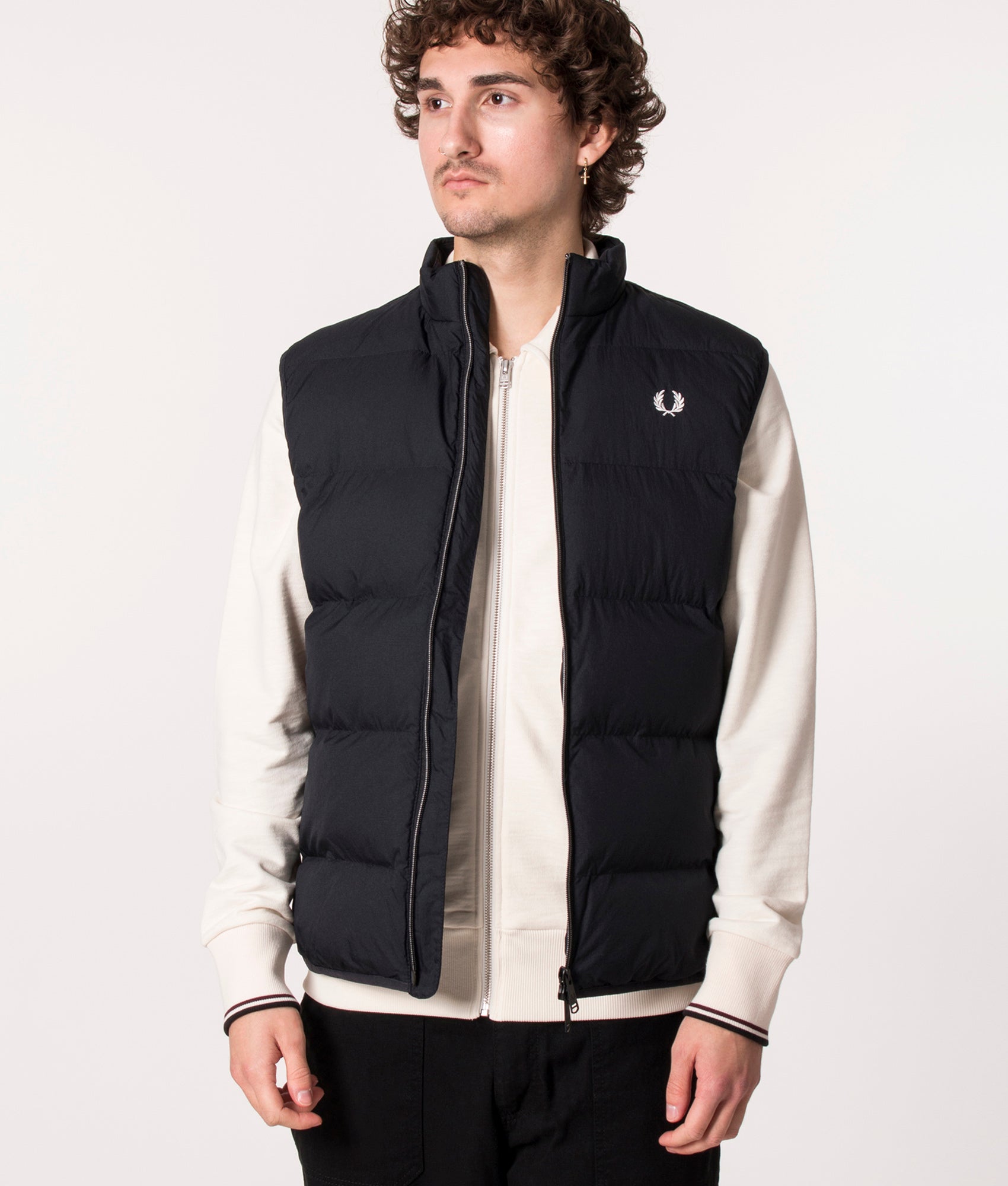 Insulated Gilet Black | Fred Perry | EQVVS