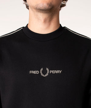 Tape-Sleeve-Sweatshirt-Black-Fred-Perry-EQVVS