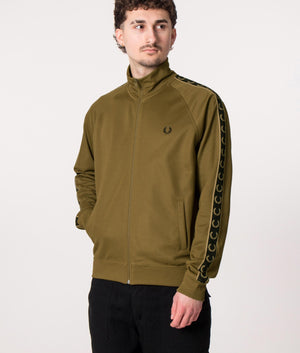 Contrast-Tape-Track-Top-Shadedstone/Black-Fred-Perry-EQVVS