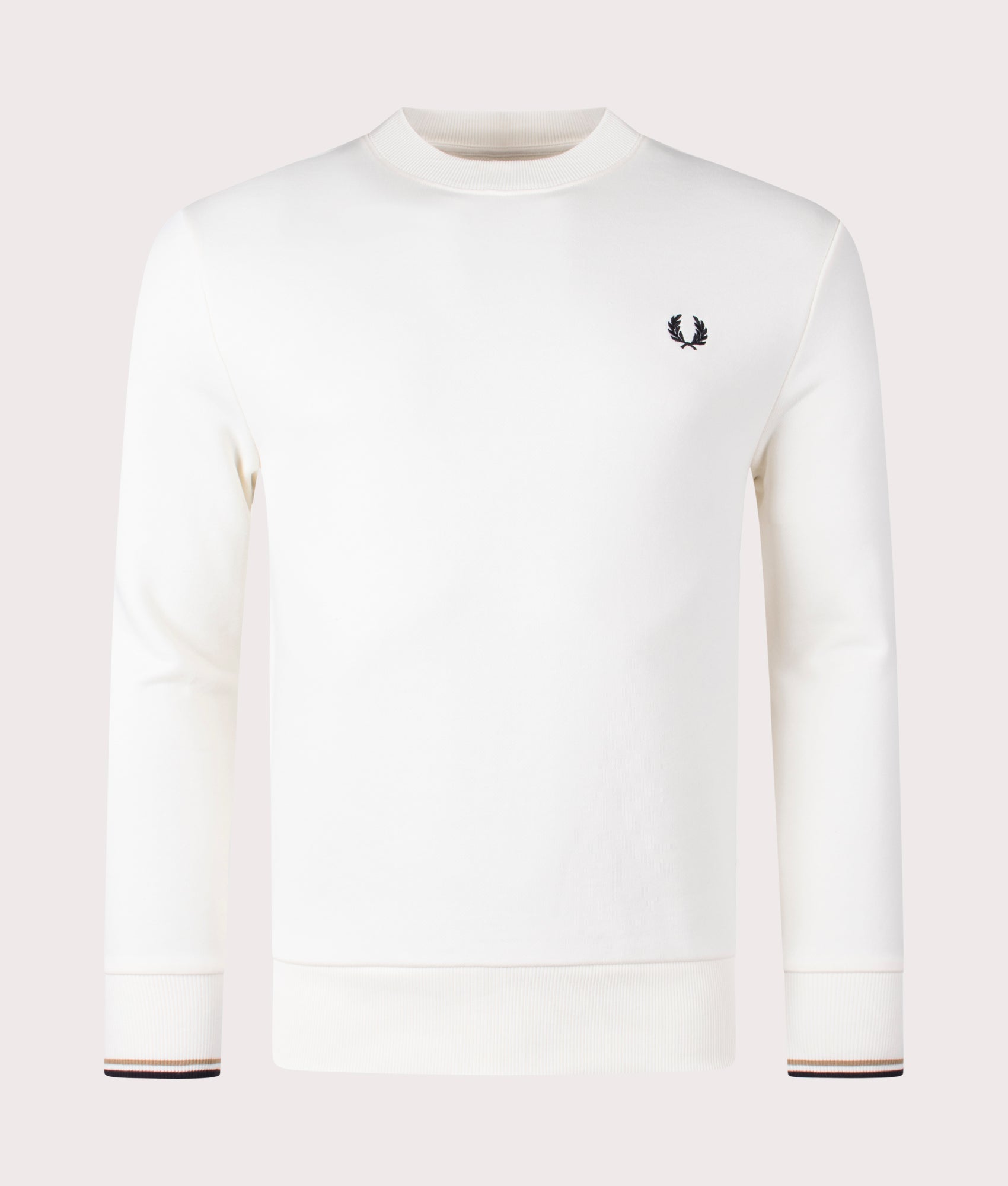 Fred perry white sweatshirt shop