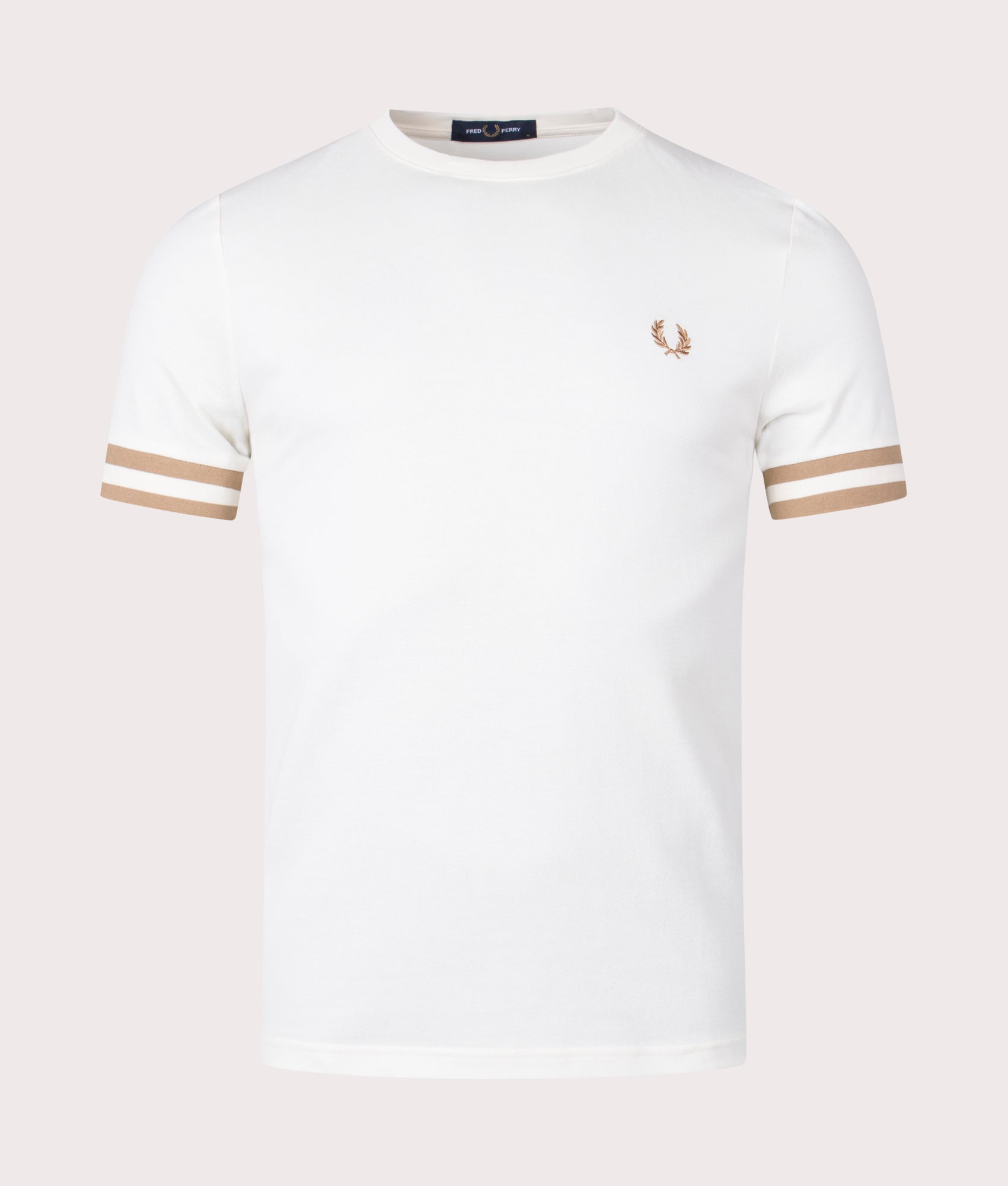 Tシャツ・カットソー FRED PERRY FP BOLD STRIPE T-SHIRT (M5608 R32 ICE CREAM) Fred Perry Bold Stripe T-Shirt Ice Cream