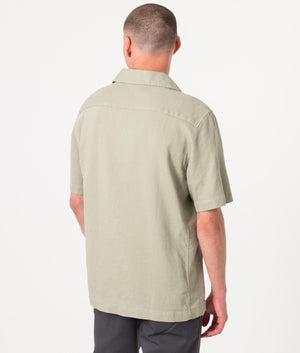 Short-Sleeve-Linen-Blend-Revere-Collar-Shirt-Seagrass-Fred-Perry-EQVVS