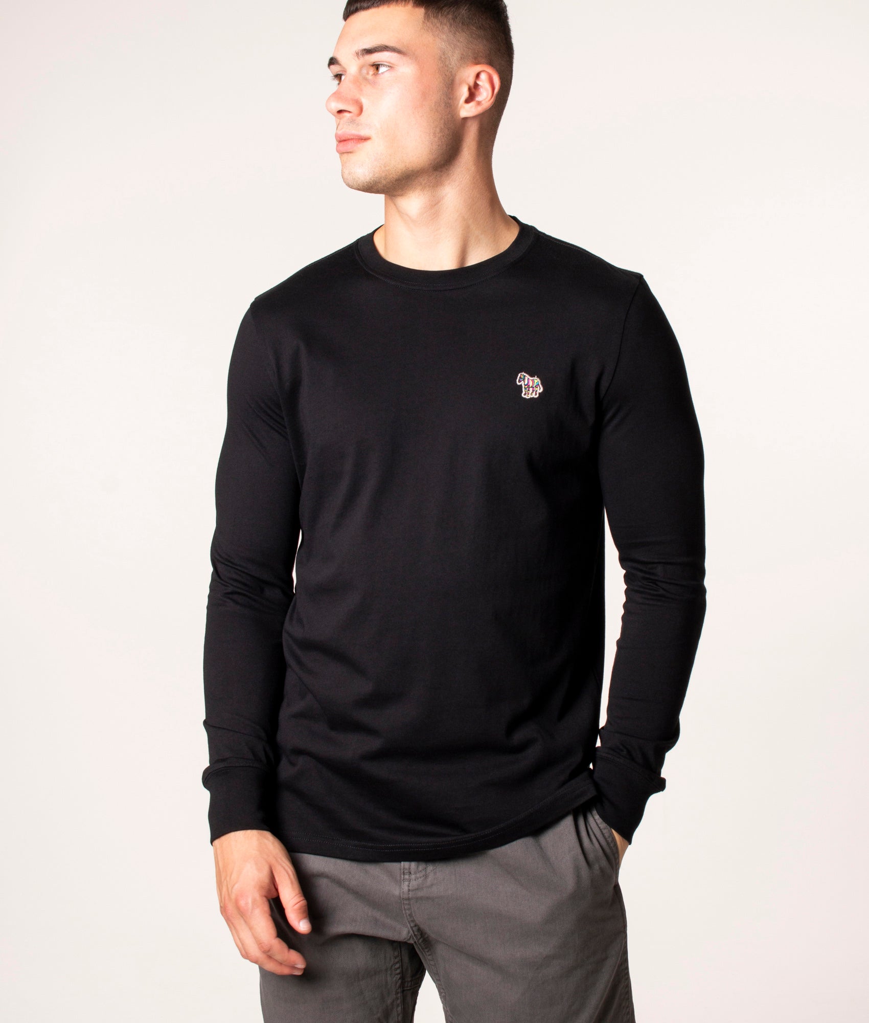 Pop Trading Company x Paul Smith Mock Neck Long Sleeve T-Shirt - Off W |  Flatspot