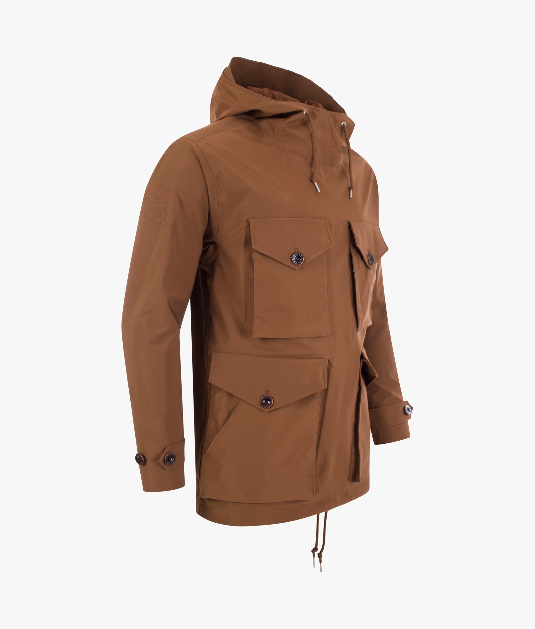 Novello Seam Sealed Overhead Jacket Tan Pretty Green EQVVS