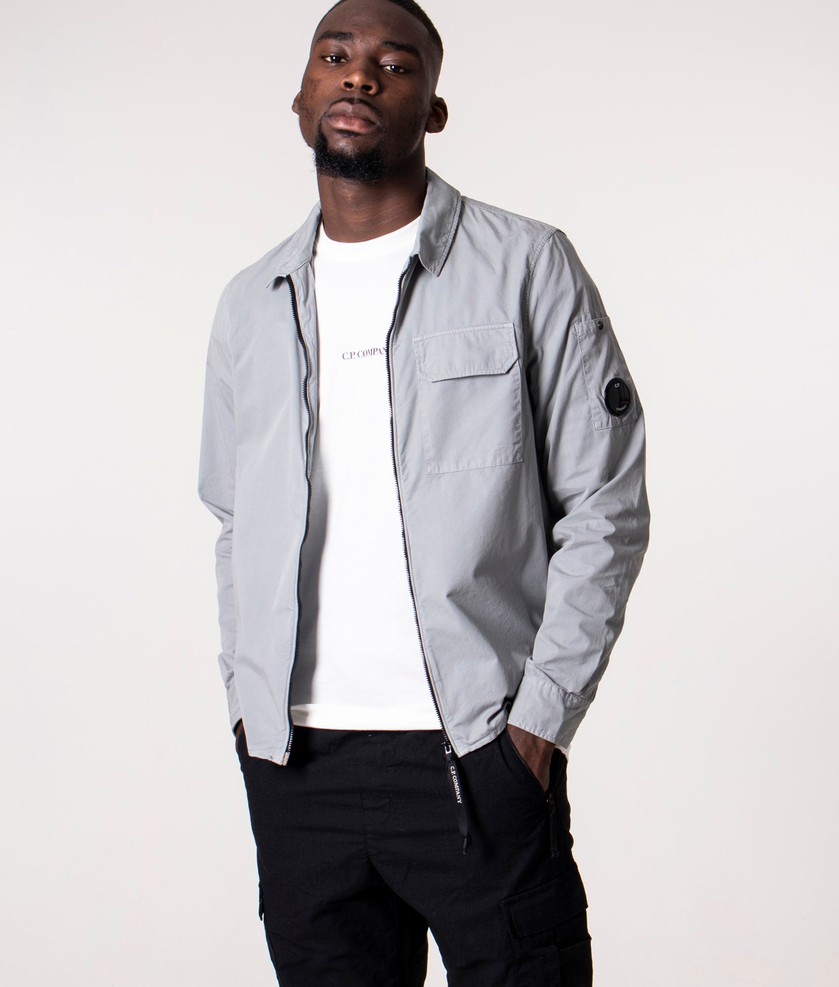 Gabardine Overshirt Grey Company EQVVS