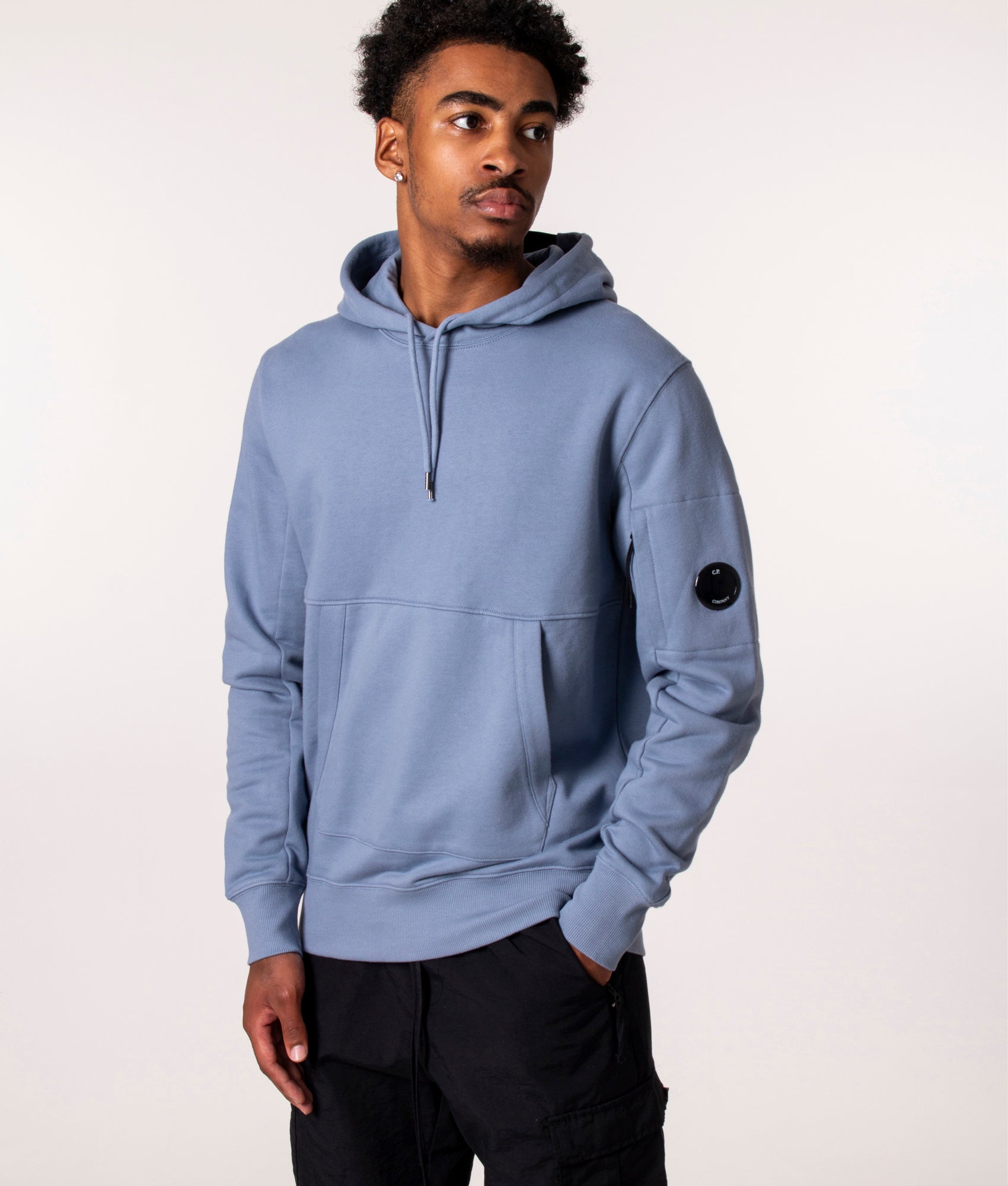 Diagonal Raised Fleece Hoodie Infinity, C.P. Company