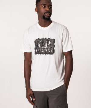 Relaxed-Fit-30/1-Jersey-Graphic-Print-T-Shirt-Gauze-White-C.P.-Company-EQVVS