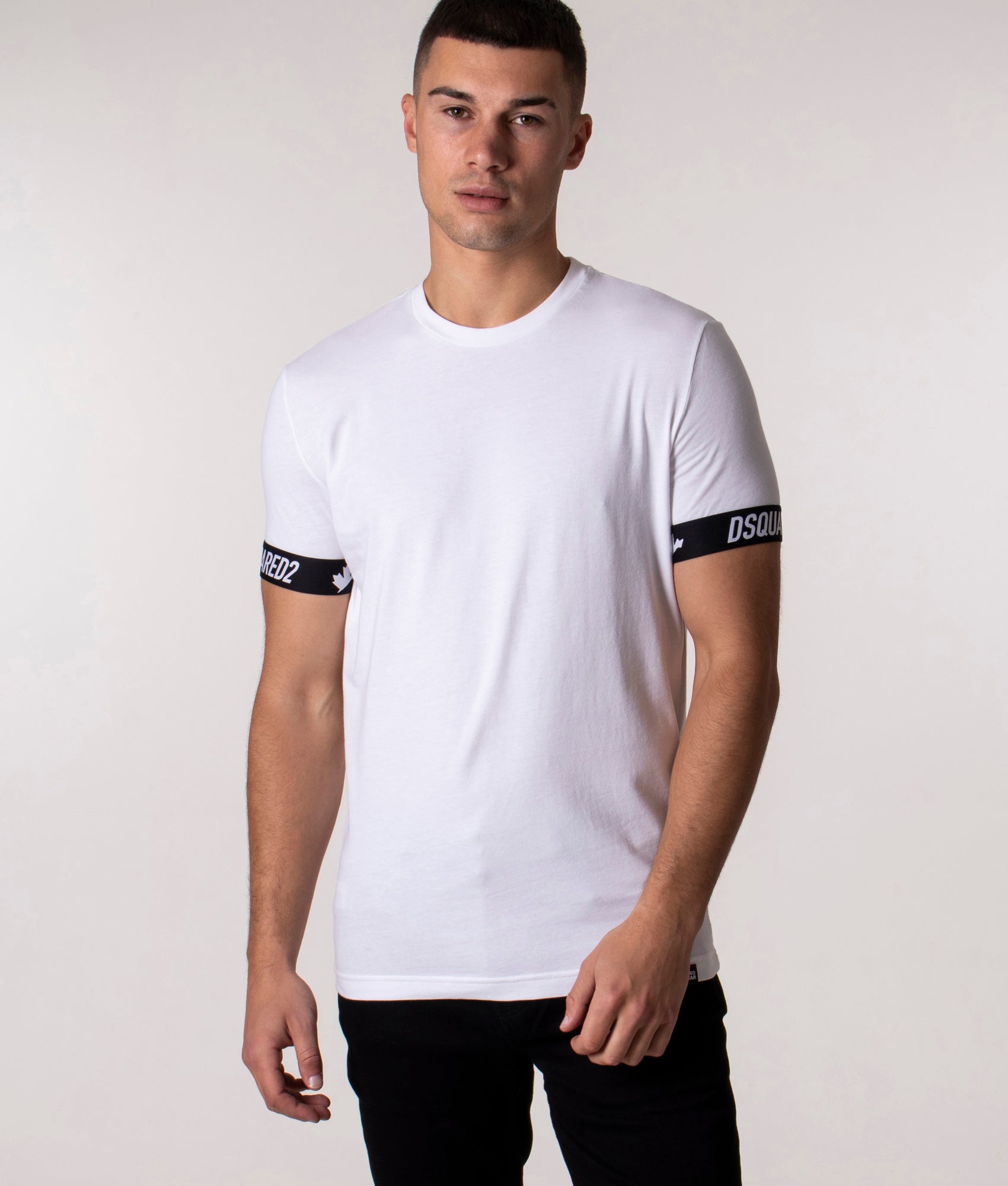 Double Arm Band T-Shirt White | DSquared2 | EQVVS