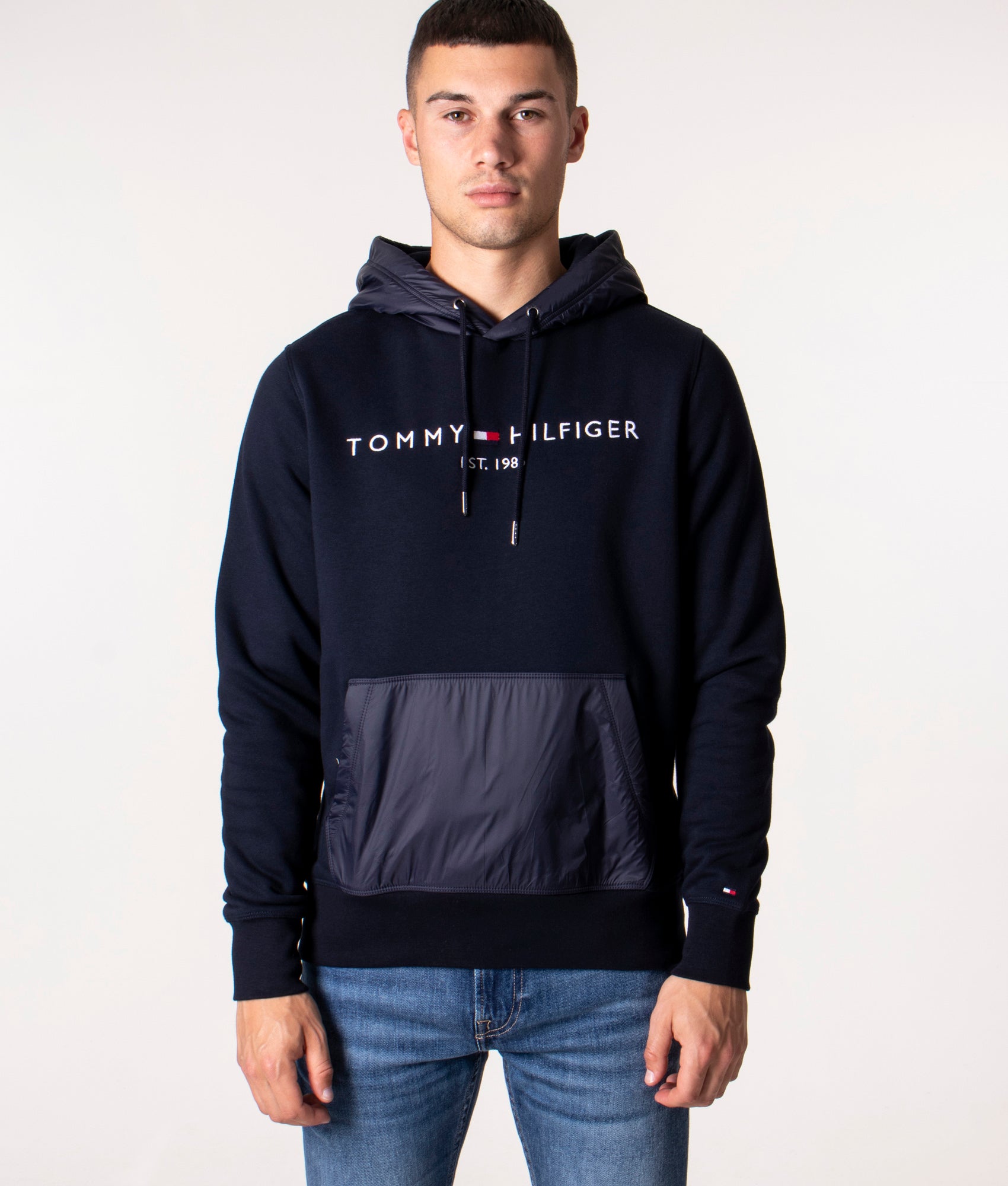 Logo Mix Media Hoodie Tommy Hilfiger EQVVS