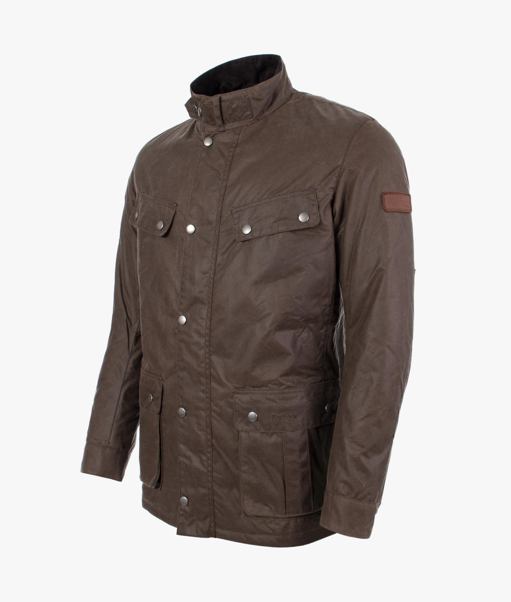 International Duke Wax Jacket Barbour International Brown BARBOUR