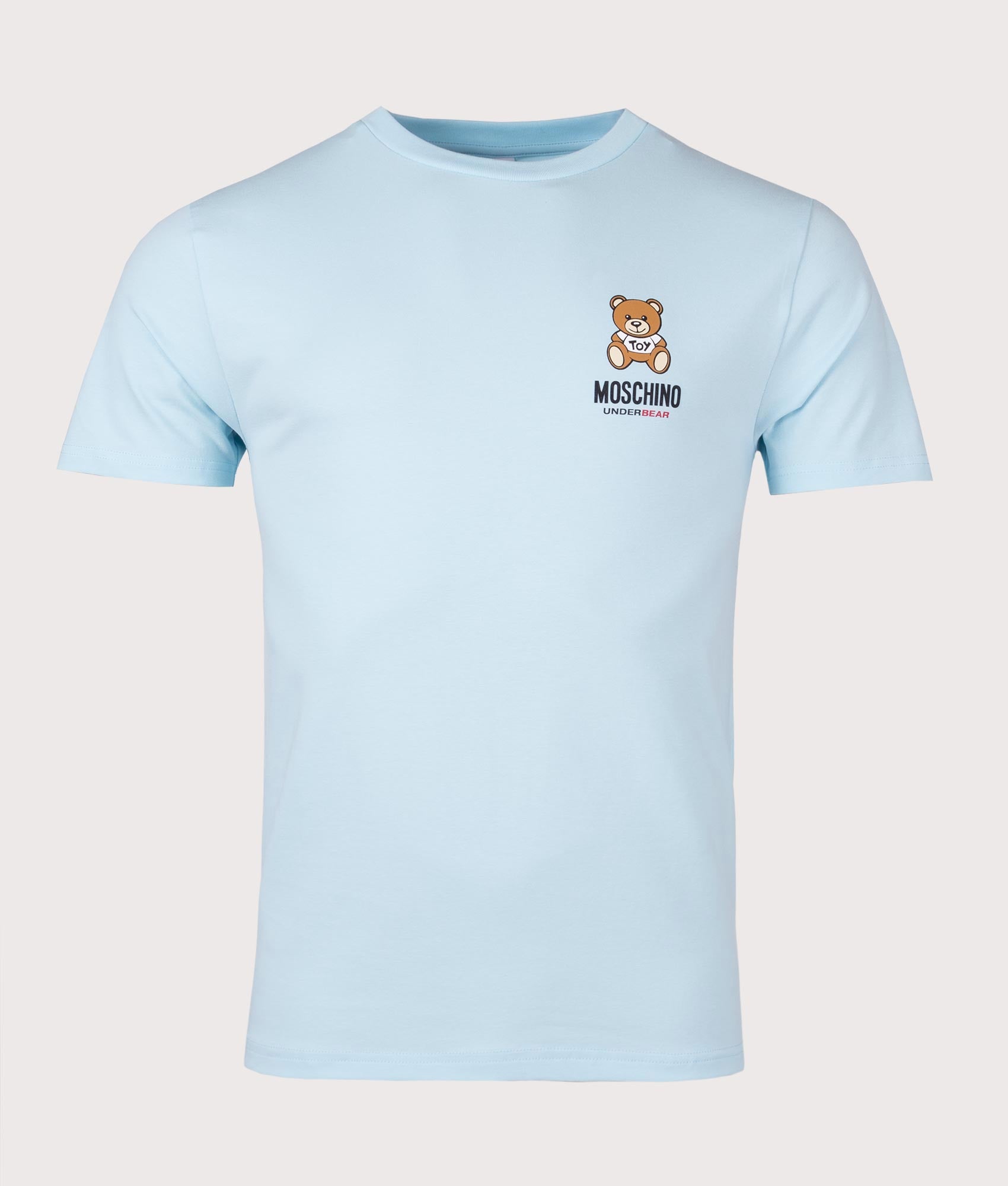 Underbear Logo T Shirt Light Blue Moschino EQVVS