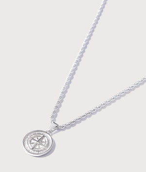 Silver-Stainless-Steel-Compass-Pendant-Silver-Stainless-Steel-Mysterious-Jewellery-EQVVS