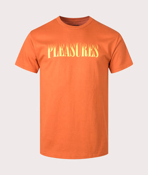 Crumble-T-Shirt-Texas-Orange-PLEASURES-EQVVS