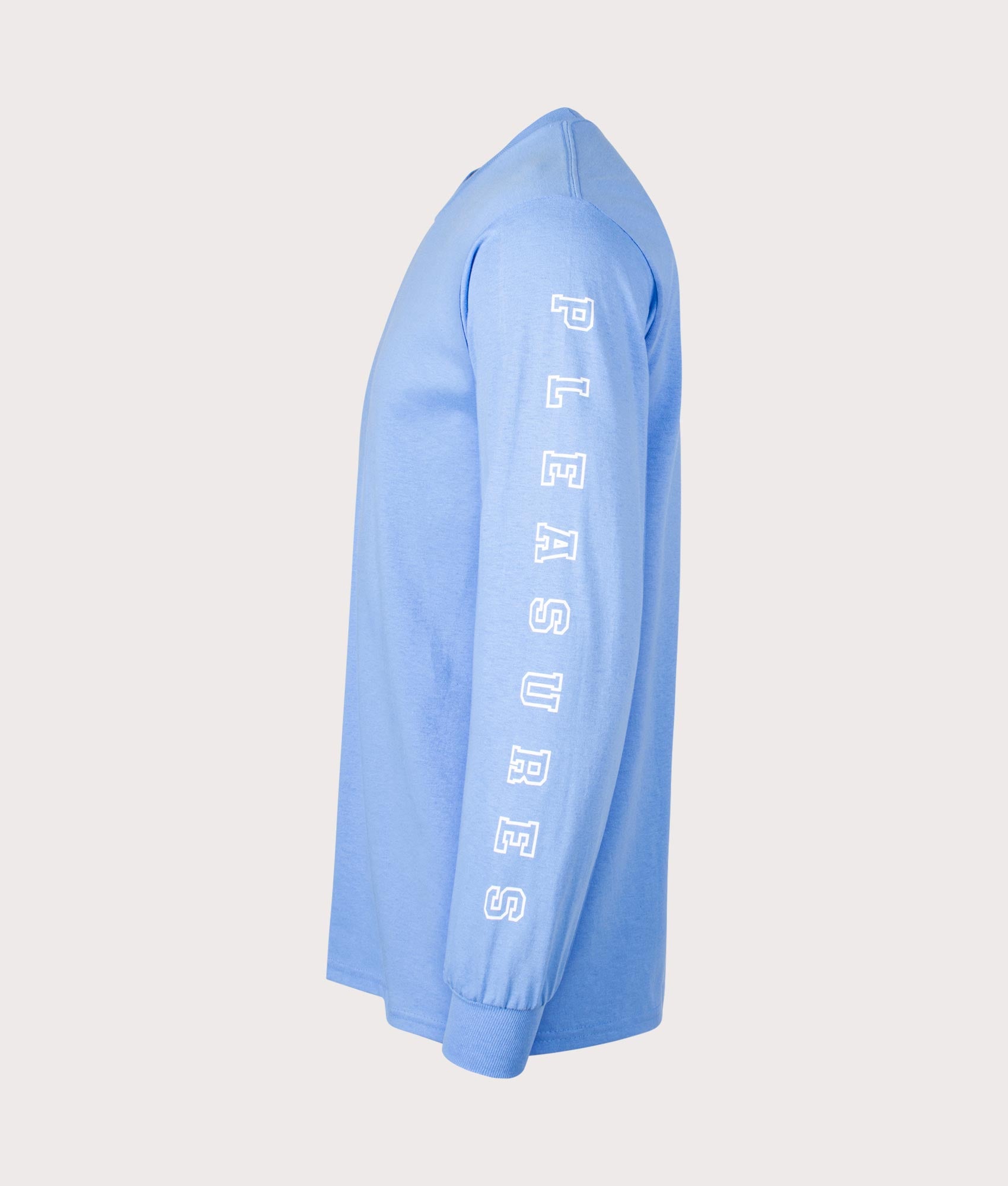 Long-Sleeve-Sign-T-Shirt-Carolina-Blue-PLEASURES-EQVVS-Side-Image