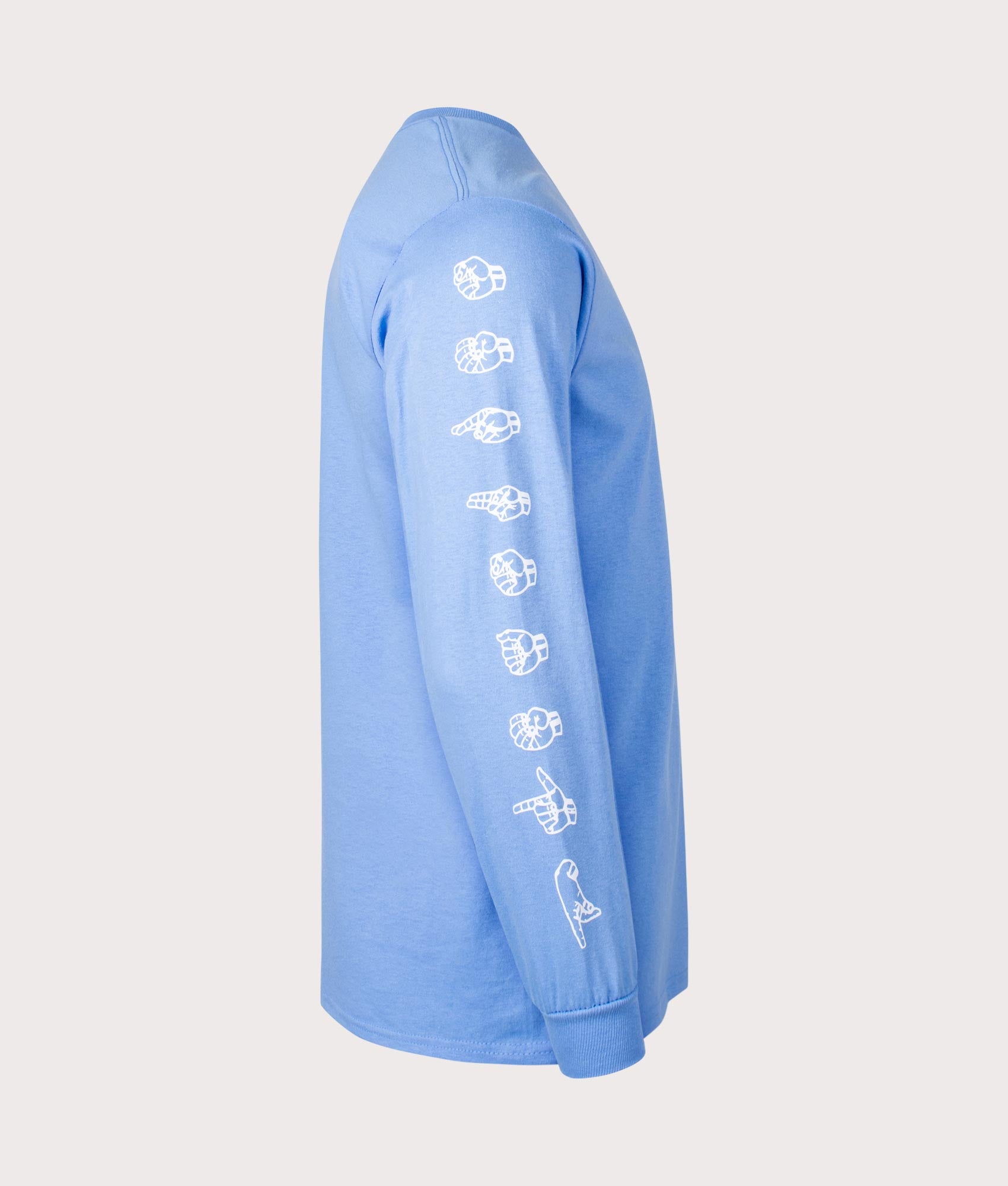 Long-Sleeve-Sign-T-Shirt-Carolina-Blue-PLEASURES-EQVVS-Side-Image