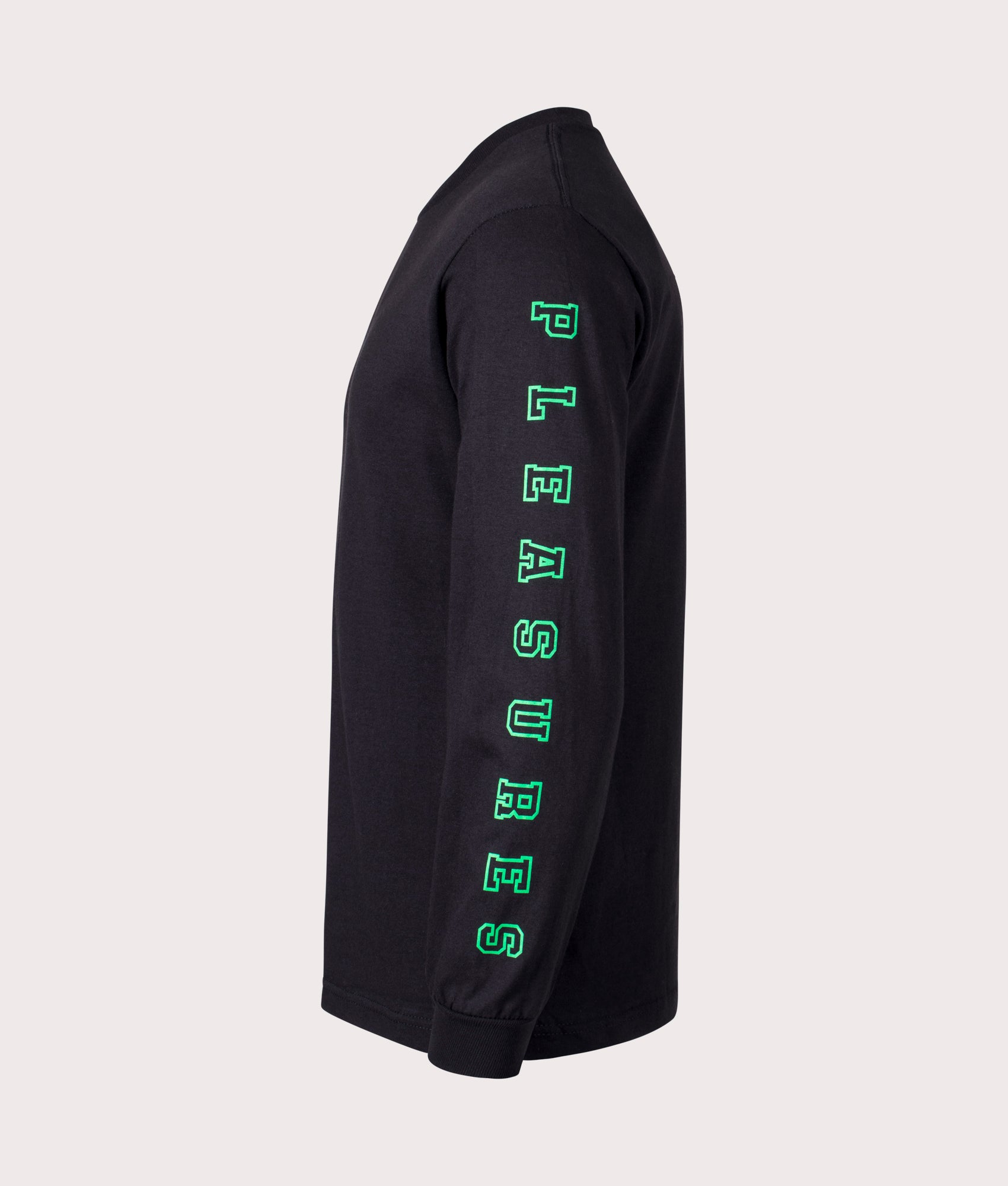 Long-Sleeve-Sign-T-Shirt-Black-PLEASURES-EQVVS-Side-Image
