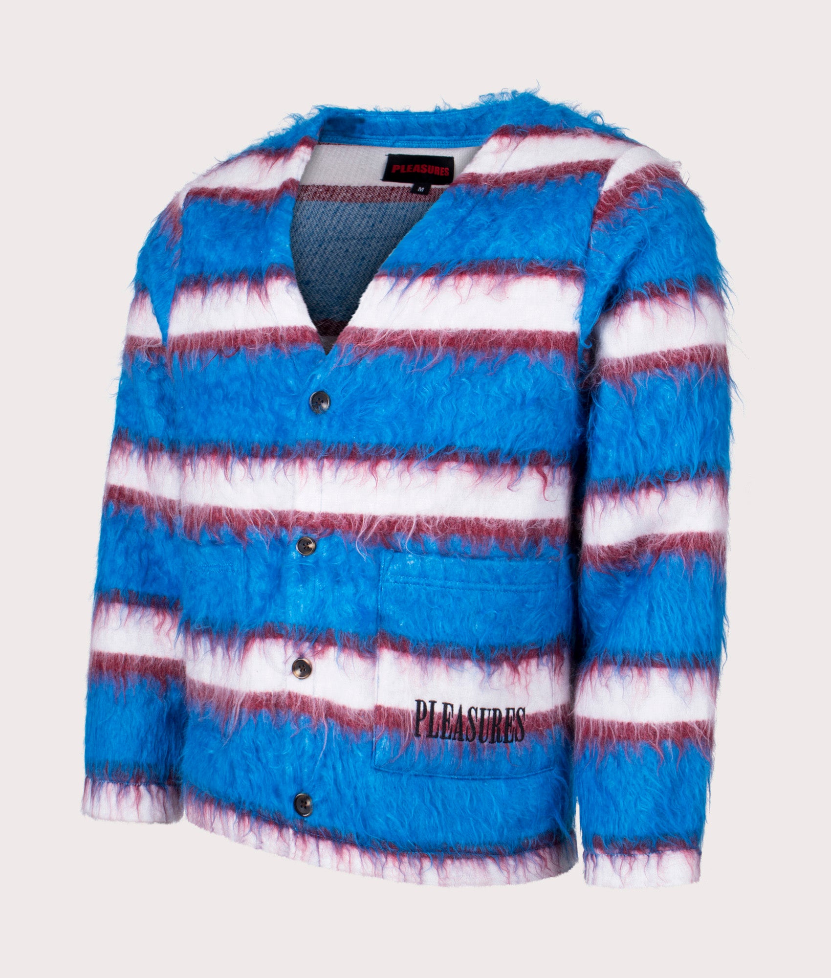 Stack-Cardigan-Blue-PLEASURES-EQVVS-Side-Image
