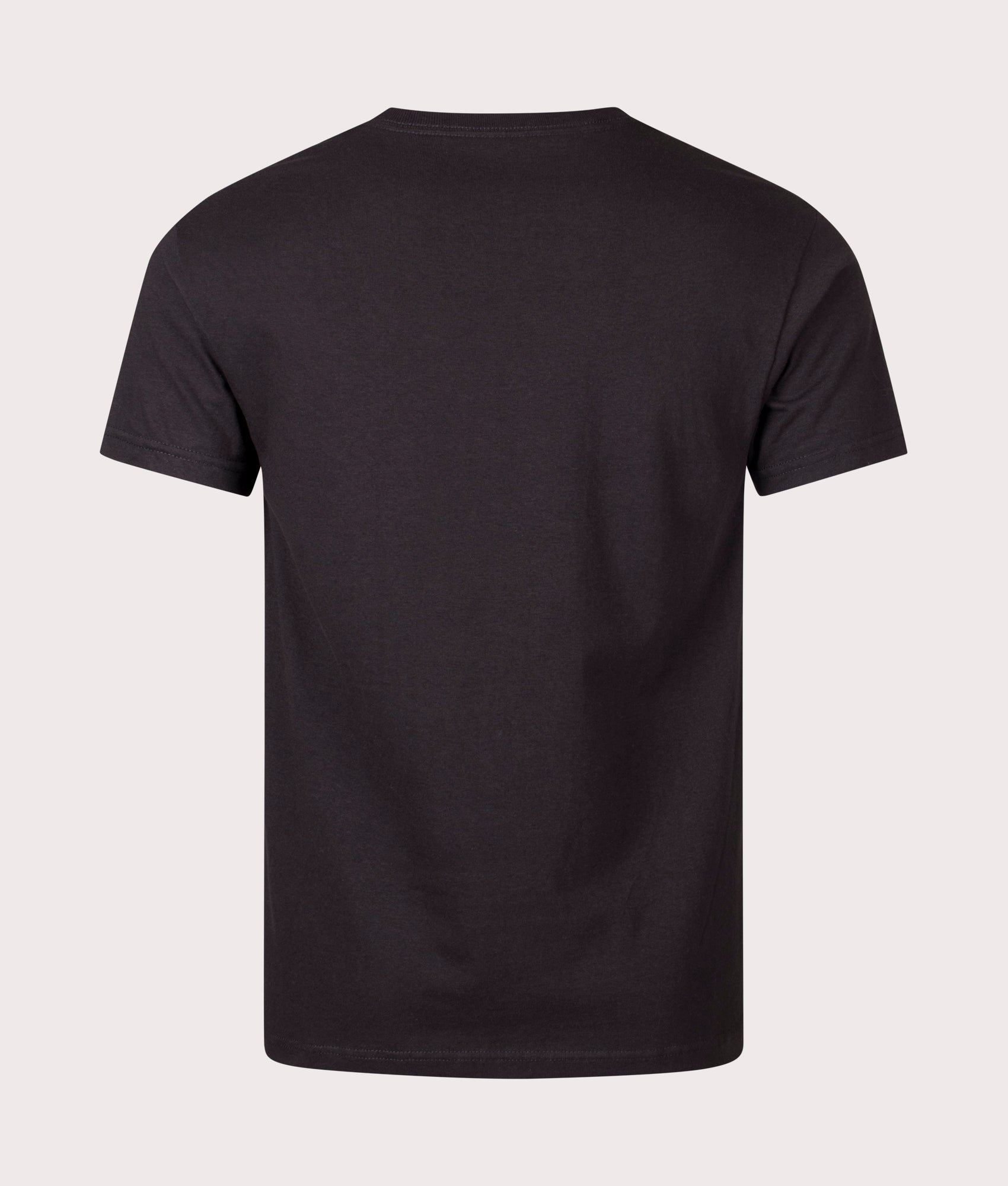 Notify T-Shirt in Black by aPleasures. EQVVS Back Angle Shot.