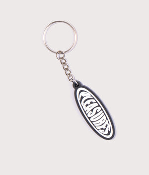 Bubble-Logo-PVC-Keychain-Black-PLEASURES-EQVVS