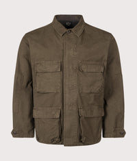 B.D.U Stone Washed Jacket: 52S Coffee Brown 