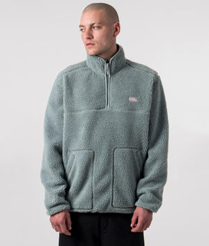Relaxed-Fit-Quarter-Zip-Mount-Hope-Fleece-Sweatshirt-Trooper-Dickies-EQVVS