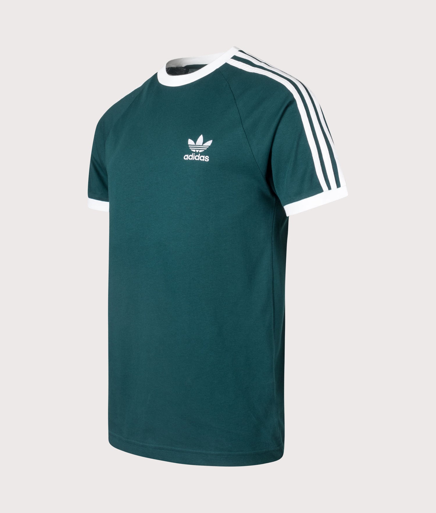 Slim Fit Adicolour 3 Stripes T-Shirt in Ivy | adidas