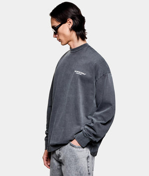 Design Studio Long Sleeve T-Shirt. Shot by EQVVS. Front model angled shot.