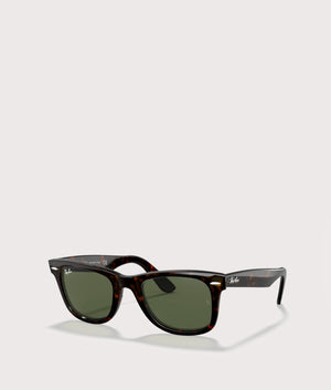 Original-Wayfarer-Classic-Sunglasses-Polished-Tortoise-Green-Lens-Ray-Ban-EQVVS