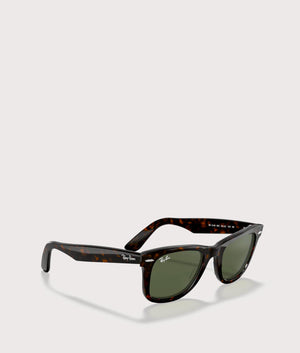 Original-Wayfarer-Classic-Sunglasses-Polished-Tortoise-Green-Lens-Ray-Ban-EQVVS