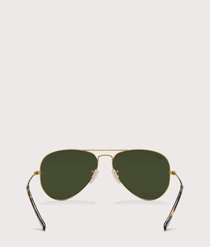 Aviator Metal Sunglasses Arista Gold-Green Lens Ray-Ban EQVVS