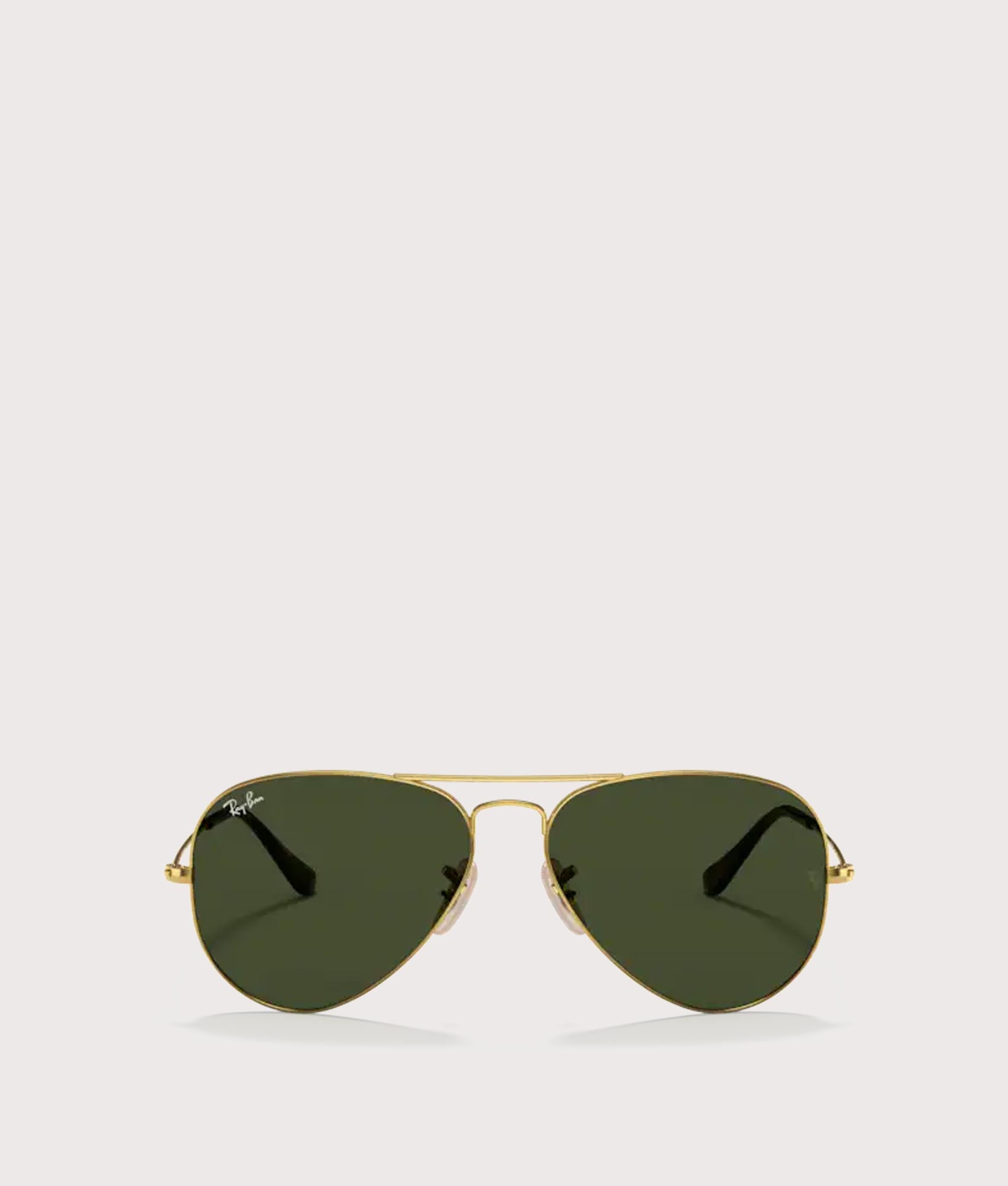Aviator-Large-Metal-Sunglasses-Arista Gold-Green-Lens-Ray-Ban-EQVVS