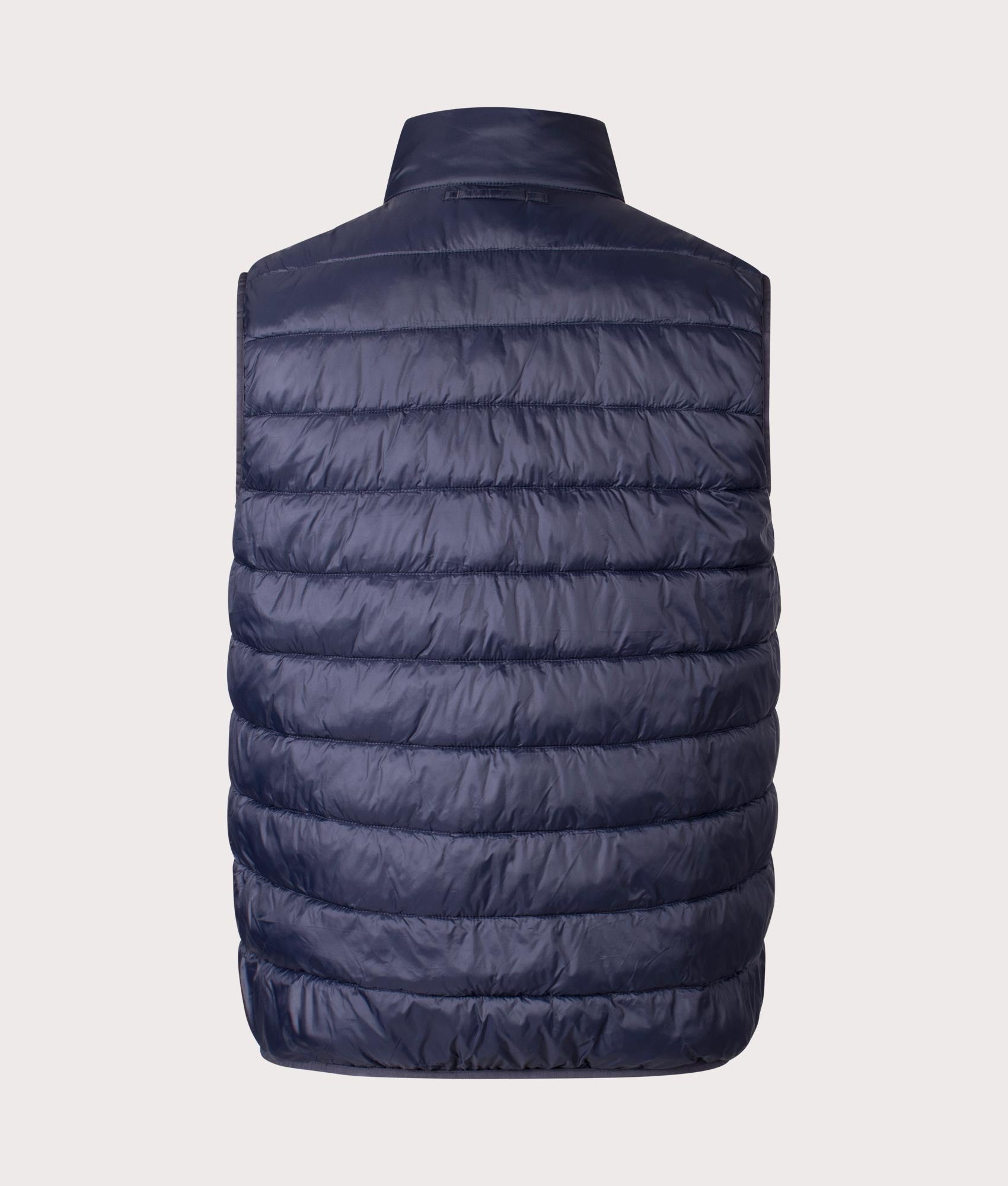 Barbour Bretby Puffer Gilet in Navy at EQVVS Menswear. 