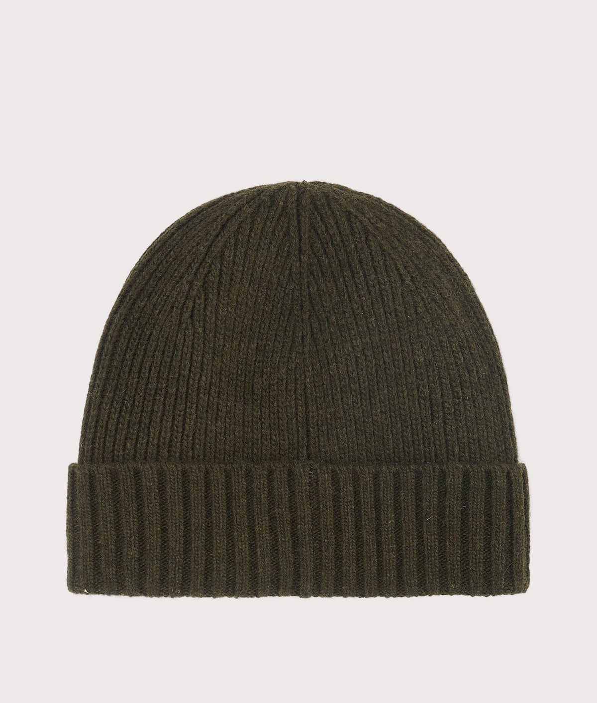 Barbour Lifestyle Carlton Beanie in Dark Green at EQVVS Menswear. Back shot.