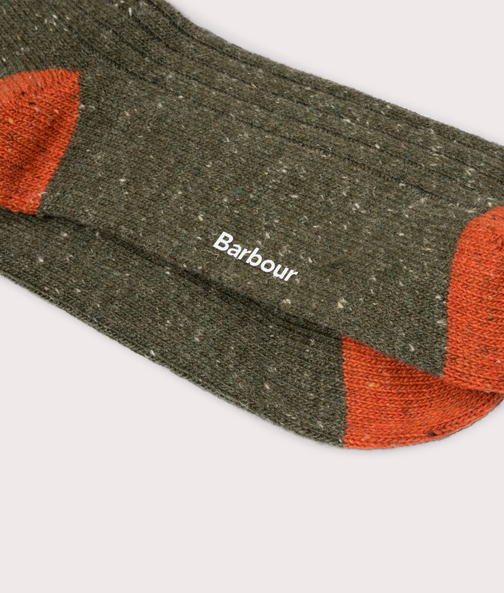 Houghton-Socks-Olive/Burnt-Orange-Barbour-Lifestyle-EQVVS
