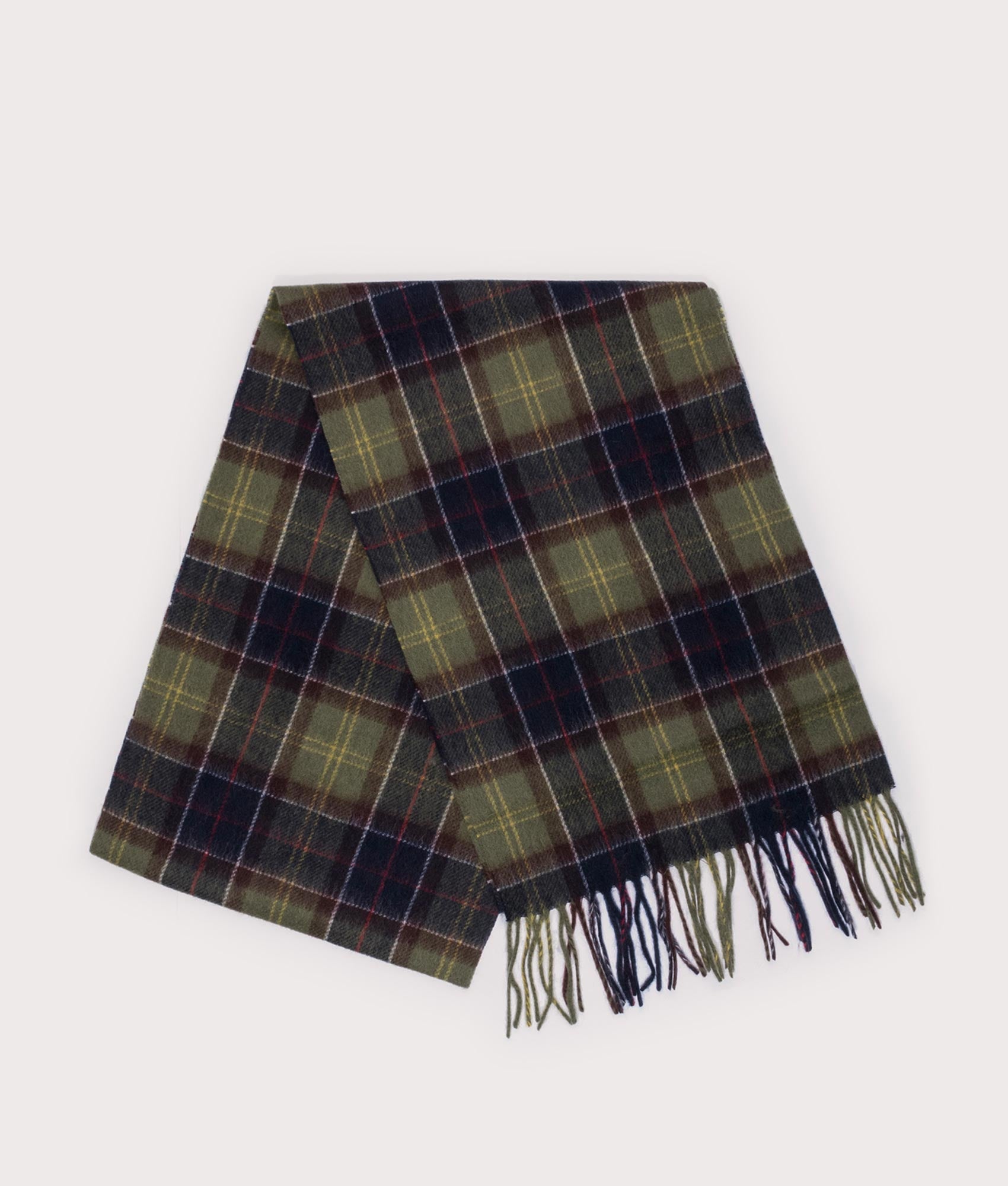 Tartan-Scarf-&-Glove-Gift-Set-Classic/Olive-Barbour-Lifestyle-EQVVS