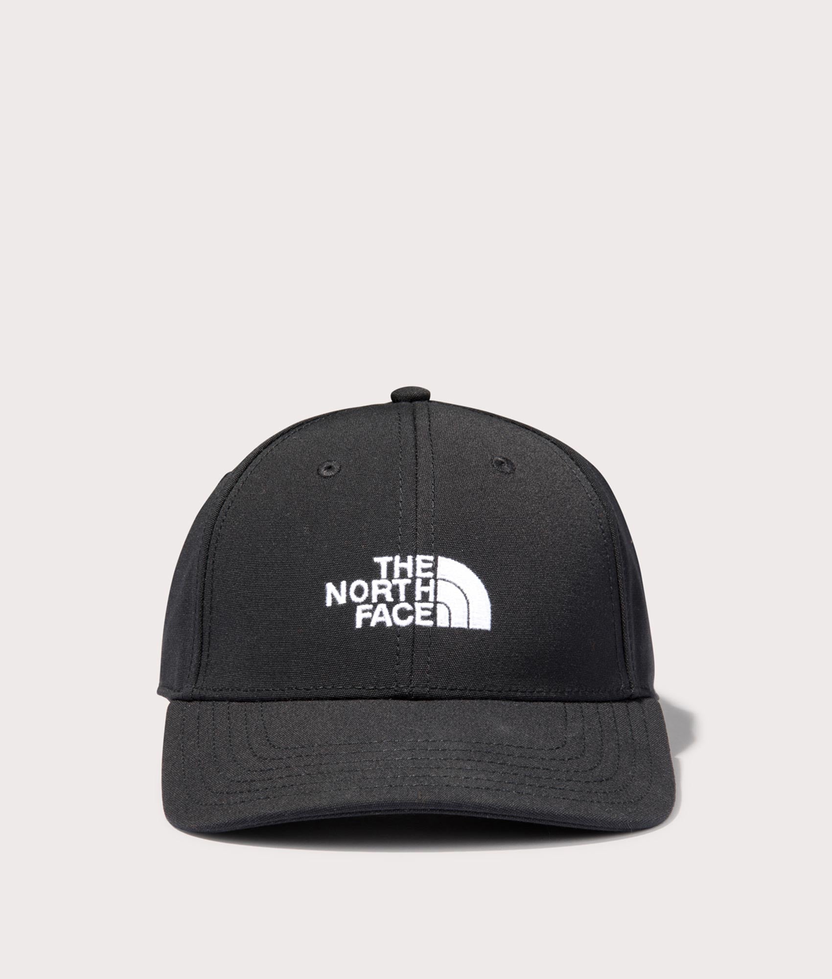 The North Face Recycled 66 Classic Hat in Black at EQVVS. Front Shot.